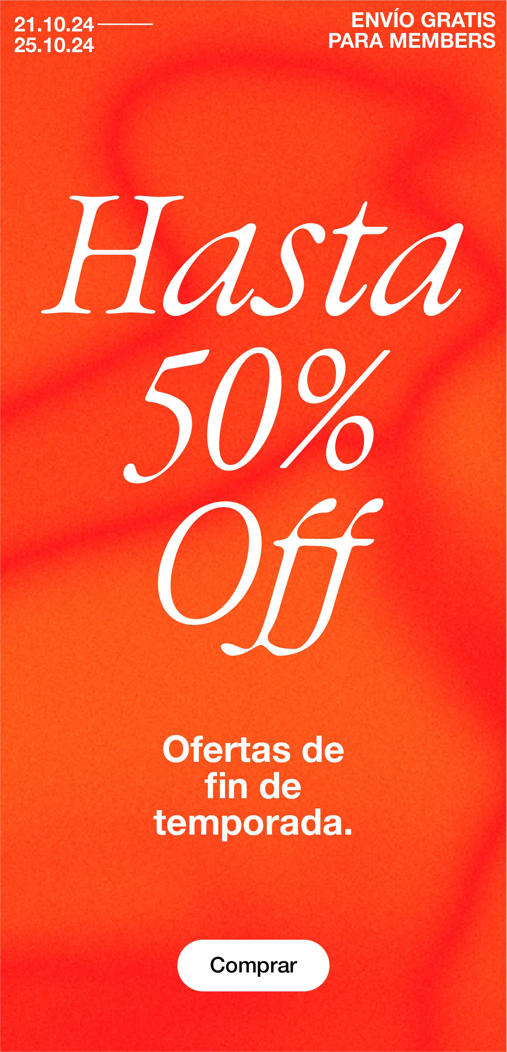 Hasta 50% OFF