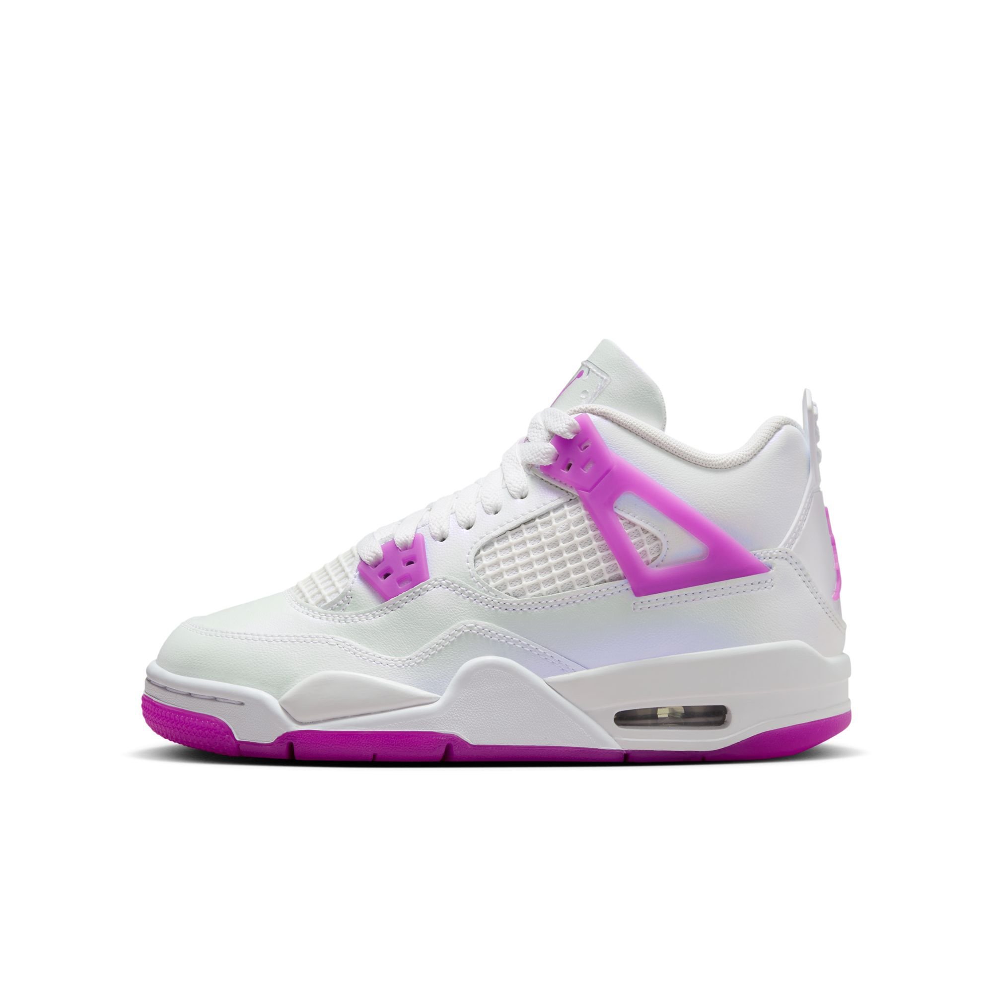 Air Jordan 4 Retro, Blanco/Hiper Violeta, hi-res