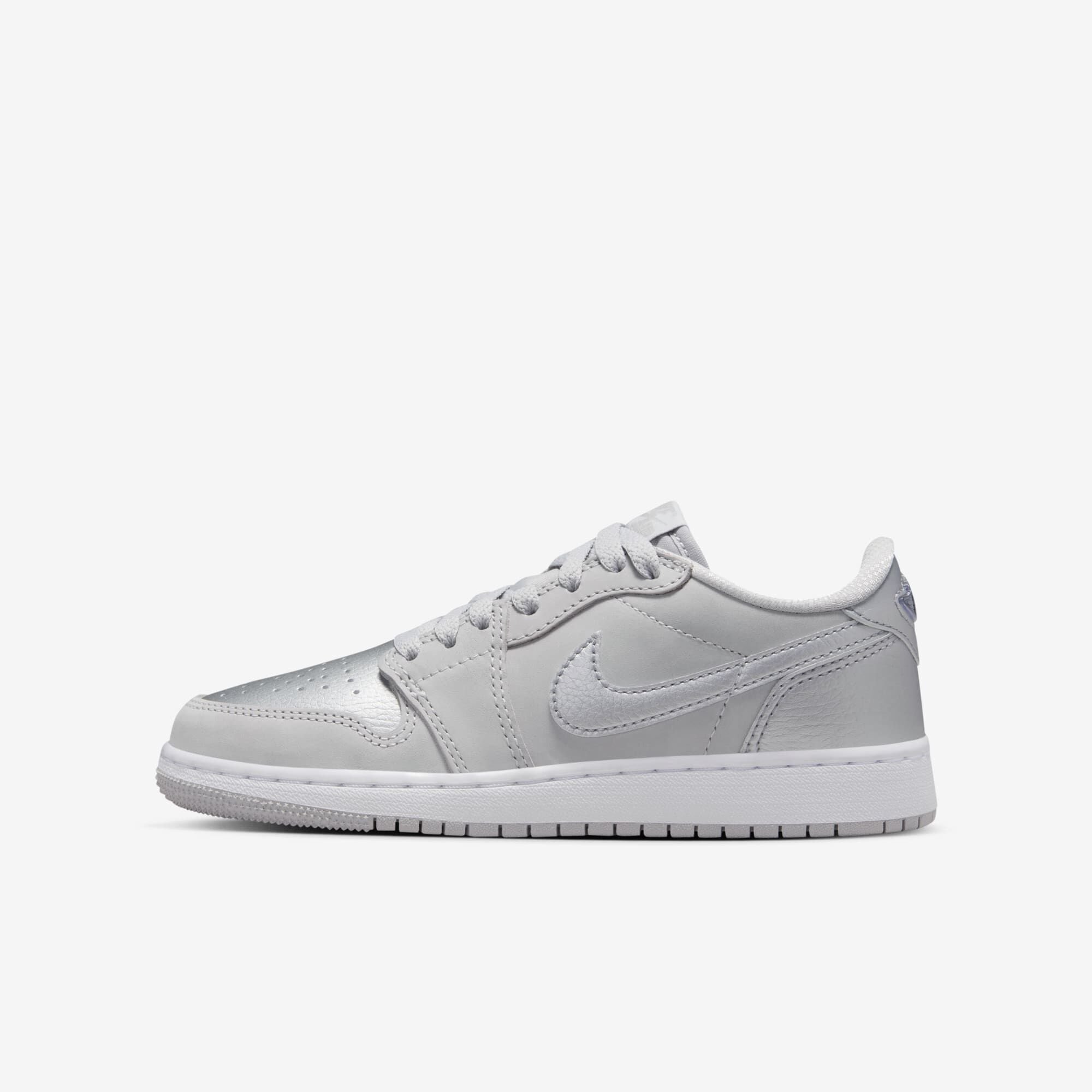 Air Jordan 1 Low OG, Gris Neutro/Plata Metálico-Blanco, hi-res