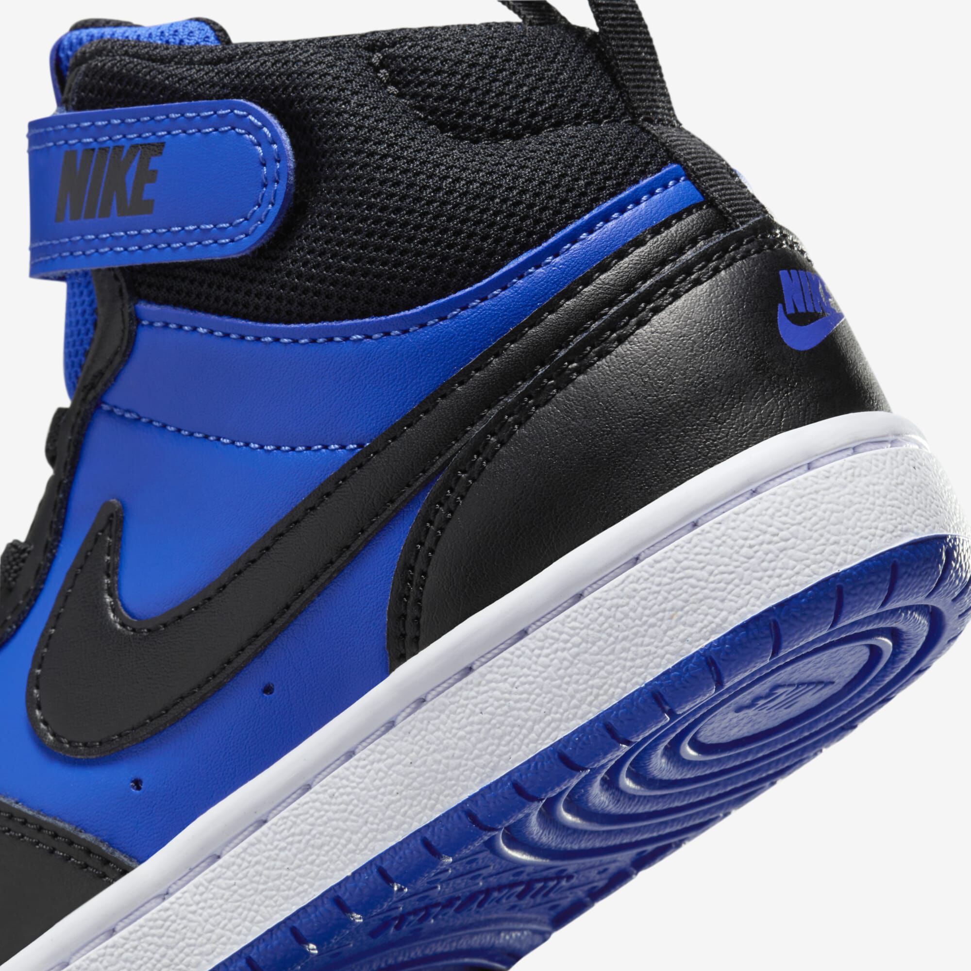 Nike Court Borough Mid 2, Game Royal/Negro-Blanco, hi-res