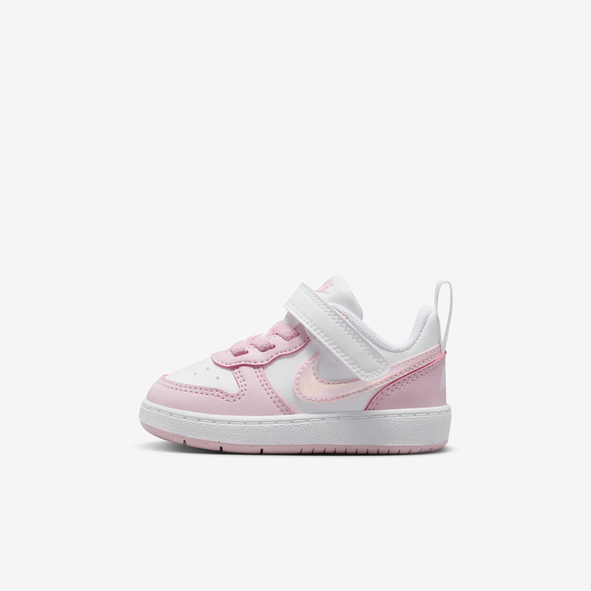 Nike Court Borough Low Recraft, Blanco/Espuma Rosa, hi-res