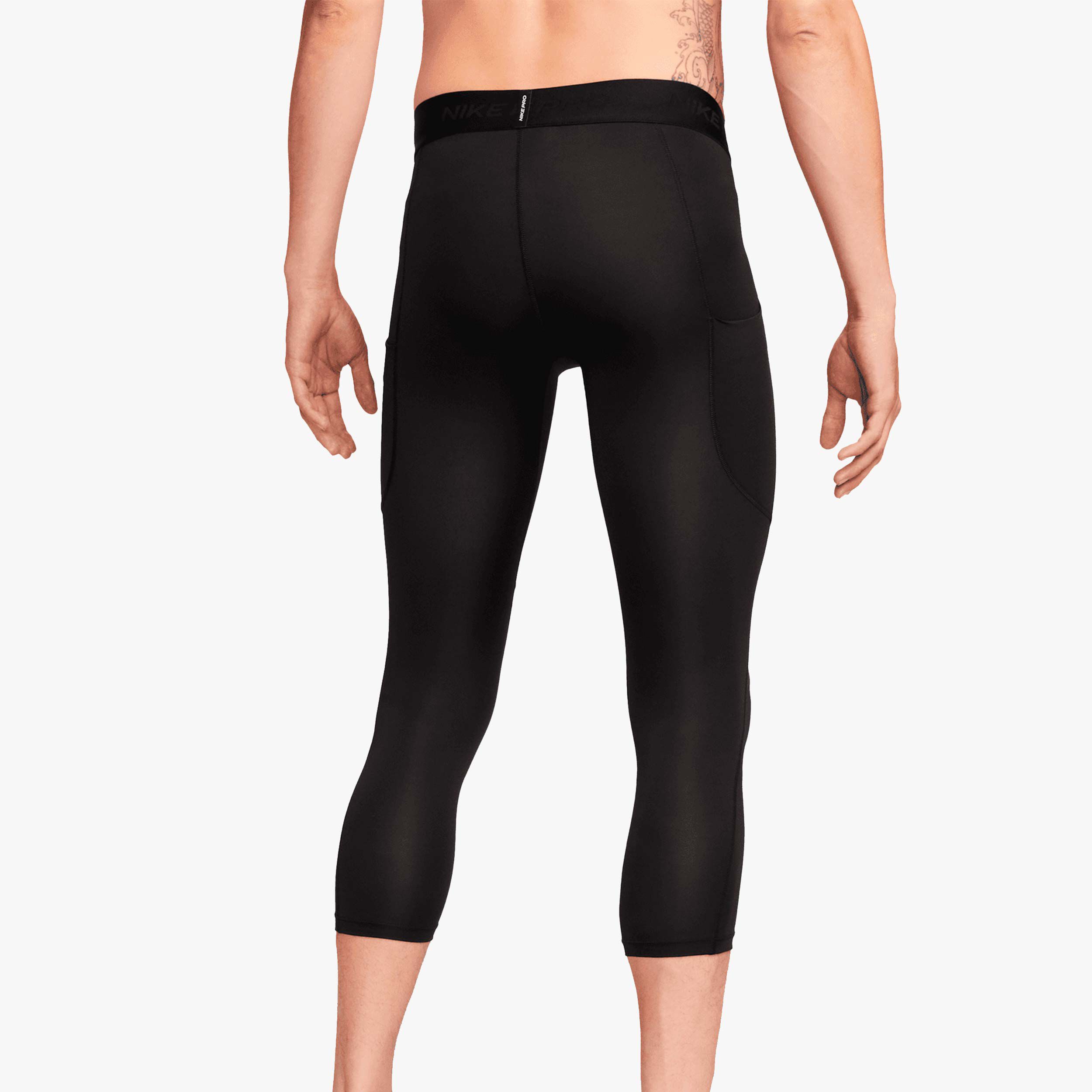 Nike Pro, Negro/Blanco, hi-res