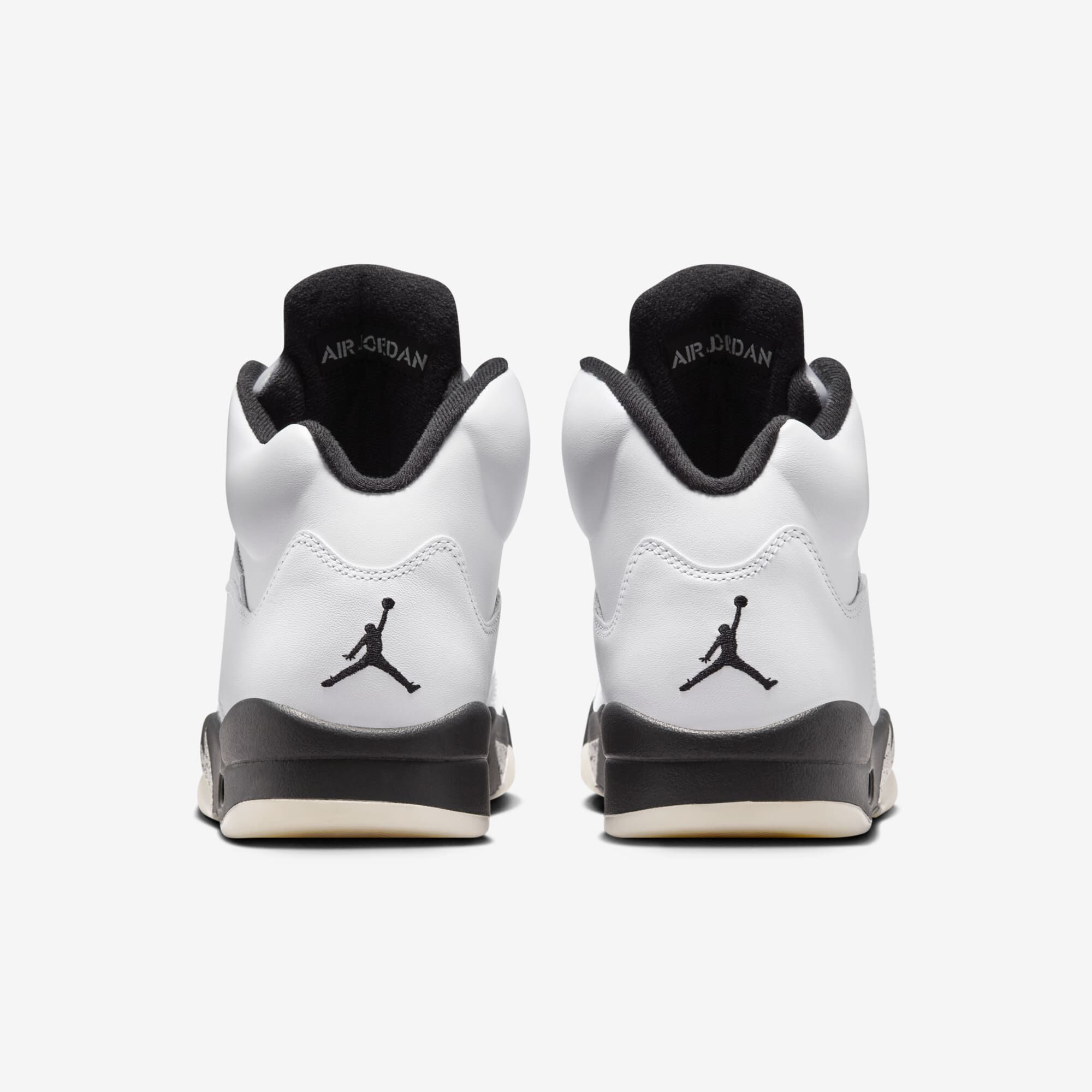 Air Jordan 5 Retro, Blanco/Vela/Plata Metalizado/Negro, hi-res