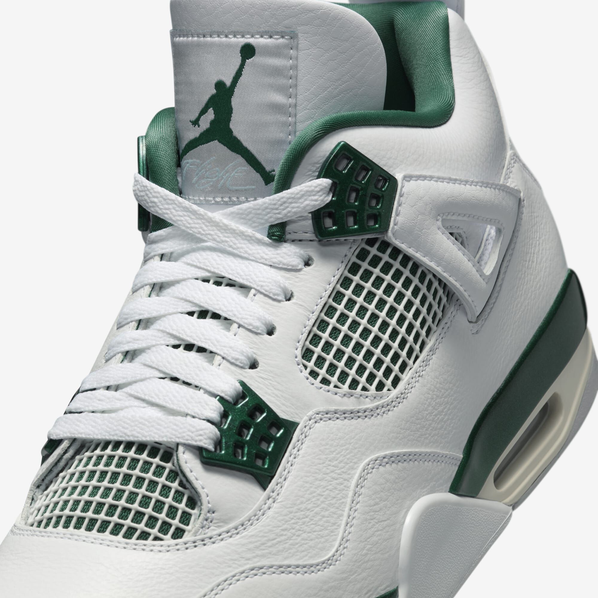 Air Jordan 4 Retro "Oxidized Green", Blanco/Blanco/Gris Neutro/Verde Oxidado, hi-res