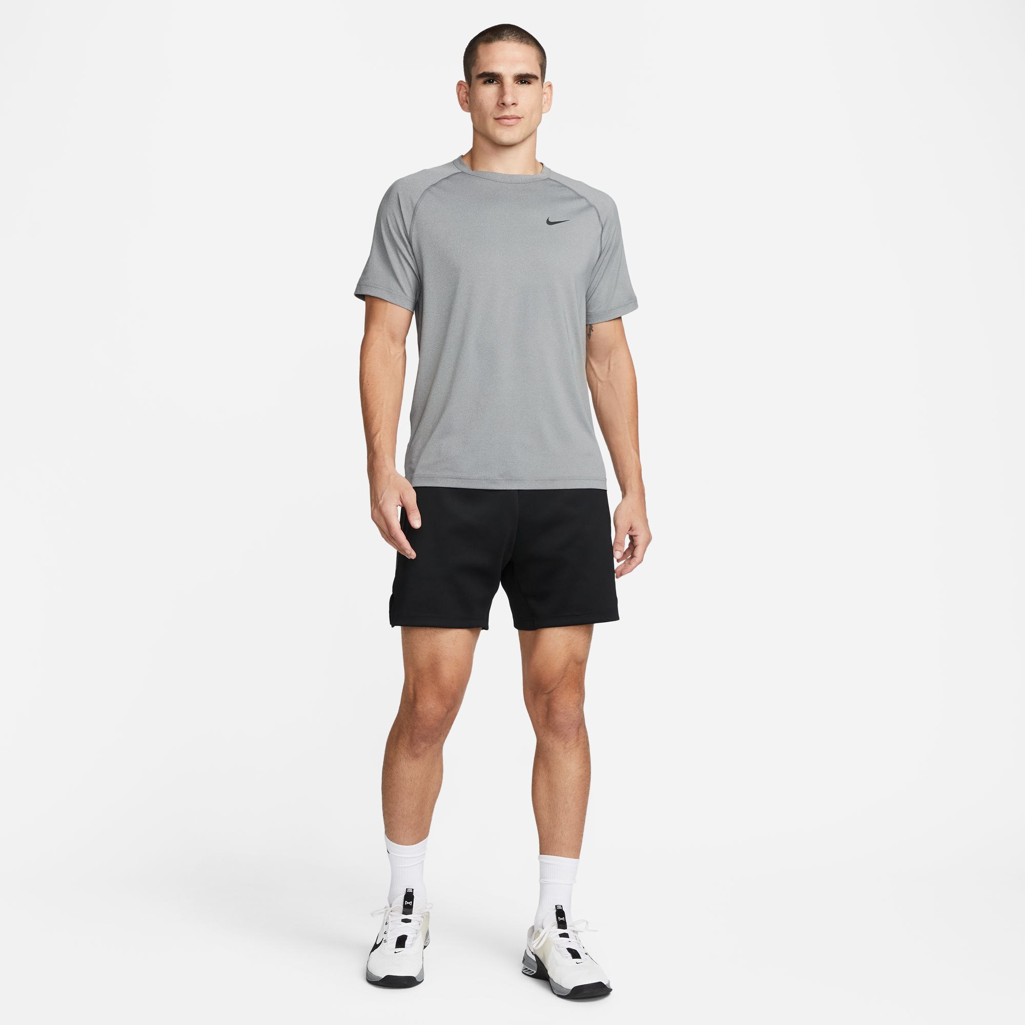 Nike Dri-FIT Ready, Gris humo/Jaspeado/Negro, hi-res