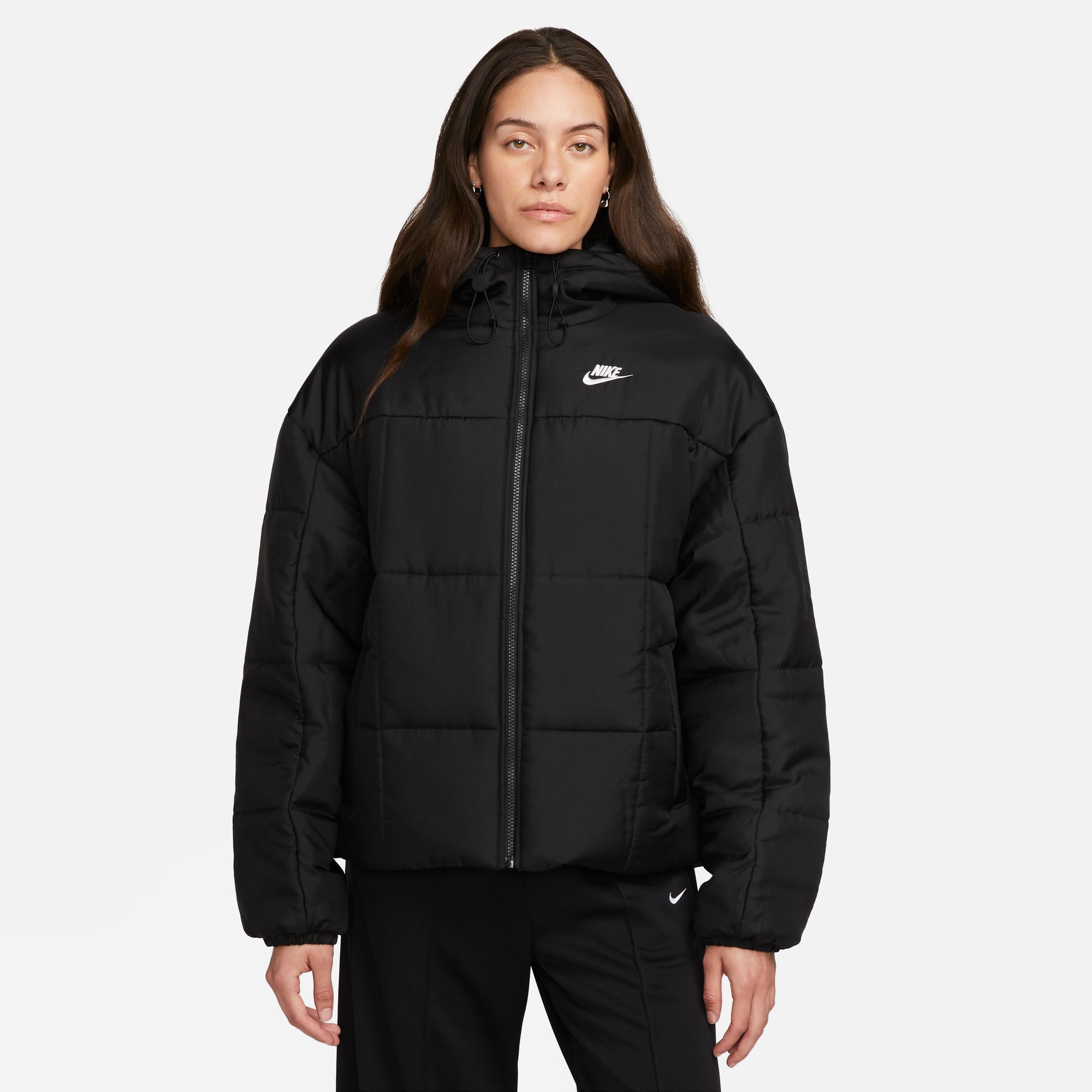 Nike Sportswear Classic Puffer, Negro/Blanco, hi-res