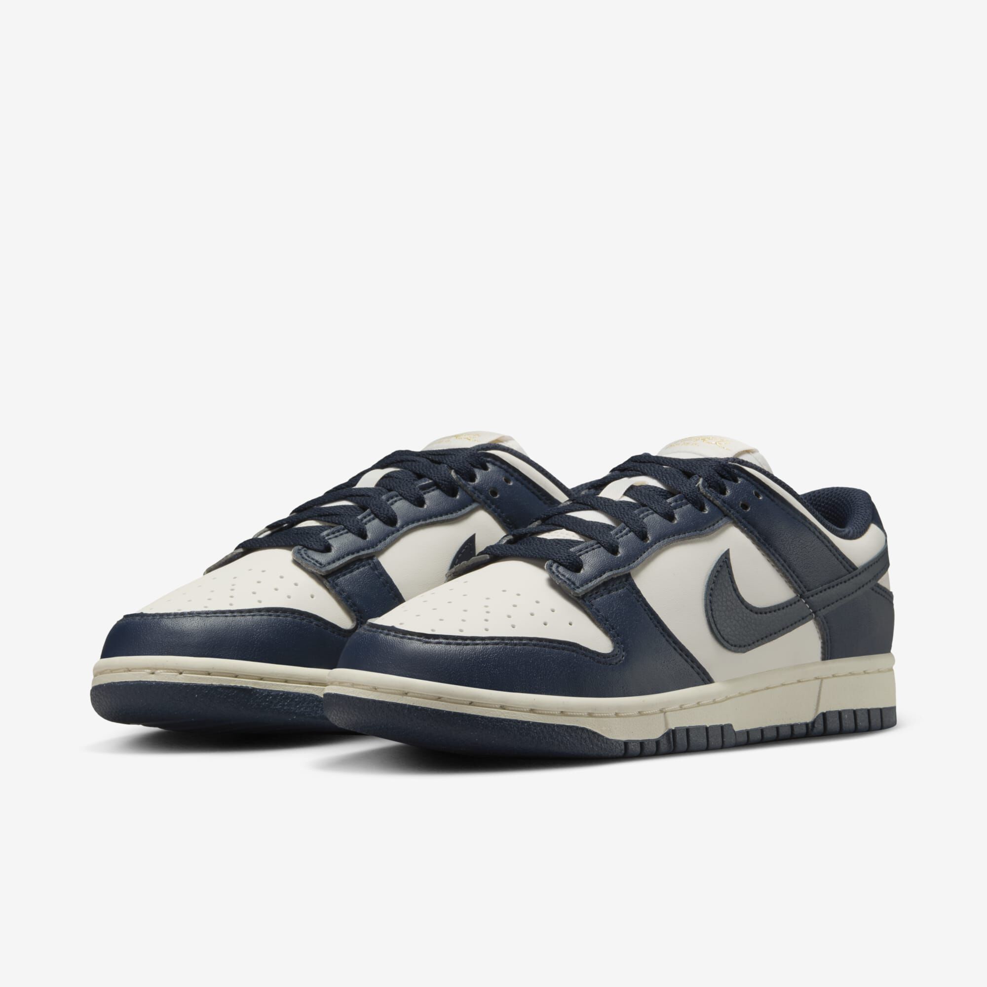 Nike Dunk Low Next Nature, Fantasma/Marfil Pálido/Oro Metalizado/Obsidiana, hi-res