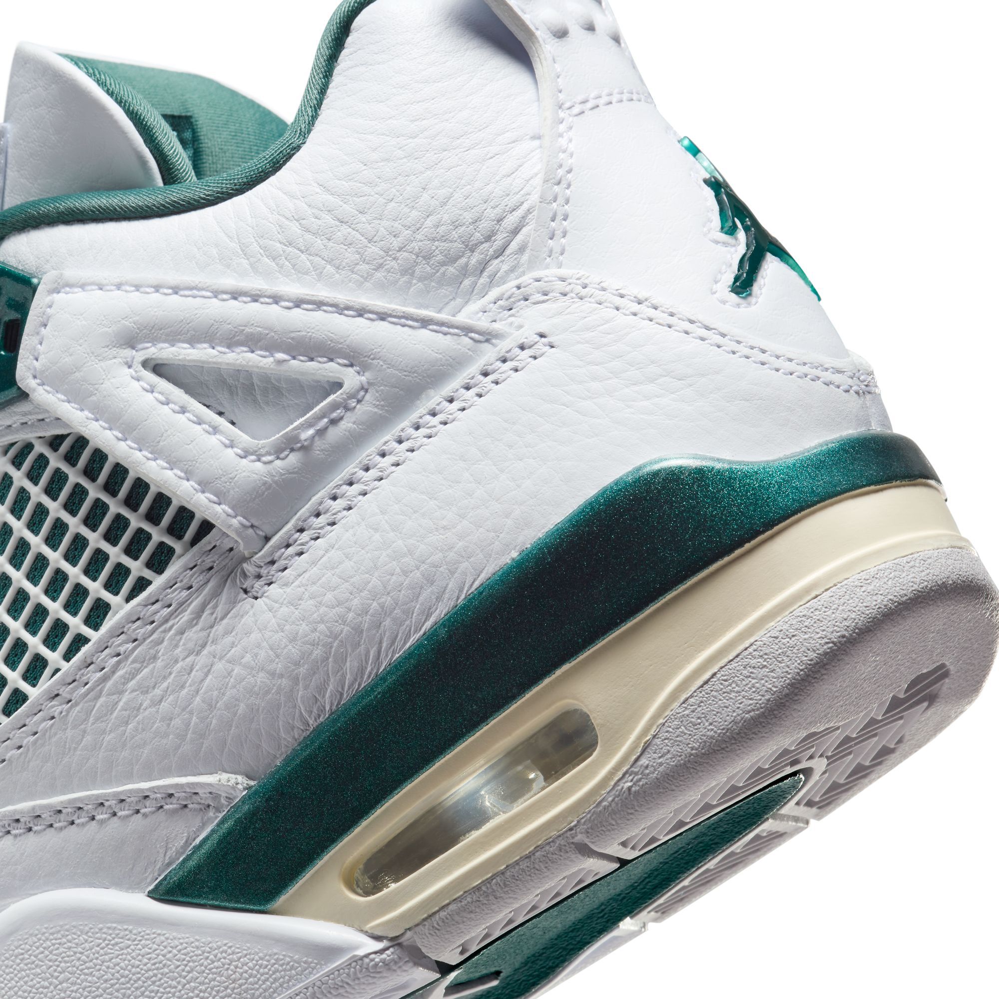 Air Jordan 4 Retro, Blanco/Blanco/Gris Neutro/Verde Oxidado, hi-res