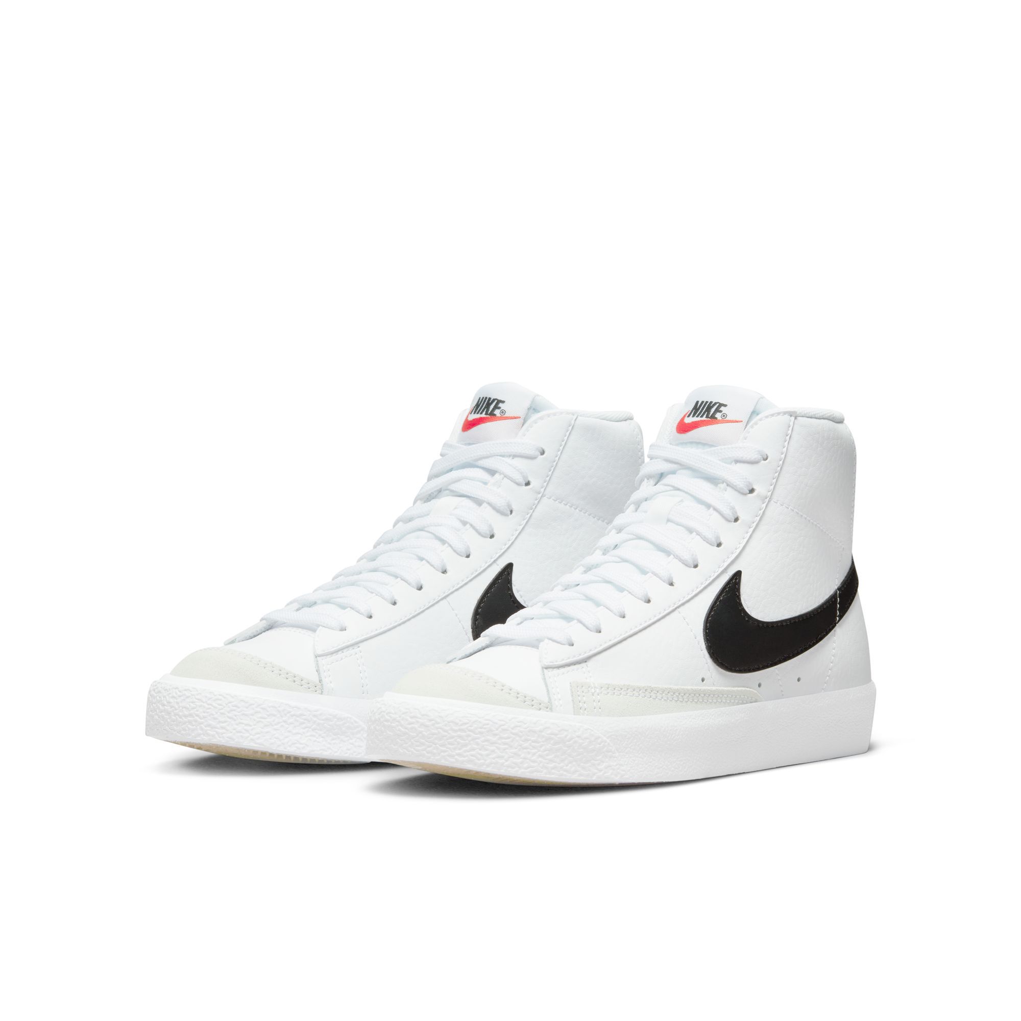 Nike Blazer Mid '77, Blanco/Negro- Equipo Naranja, hi-res