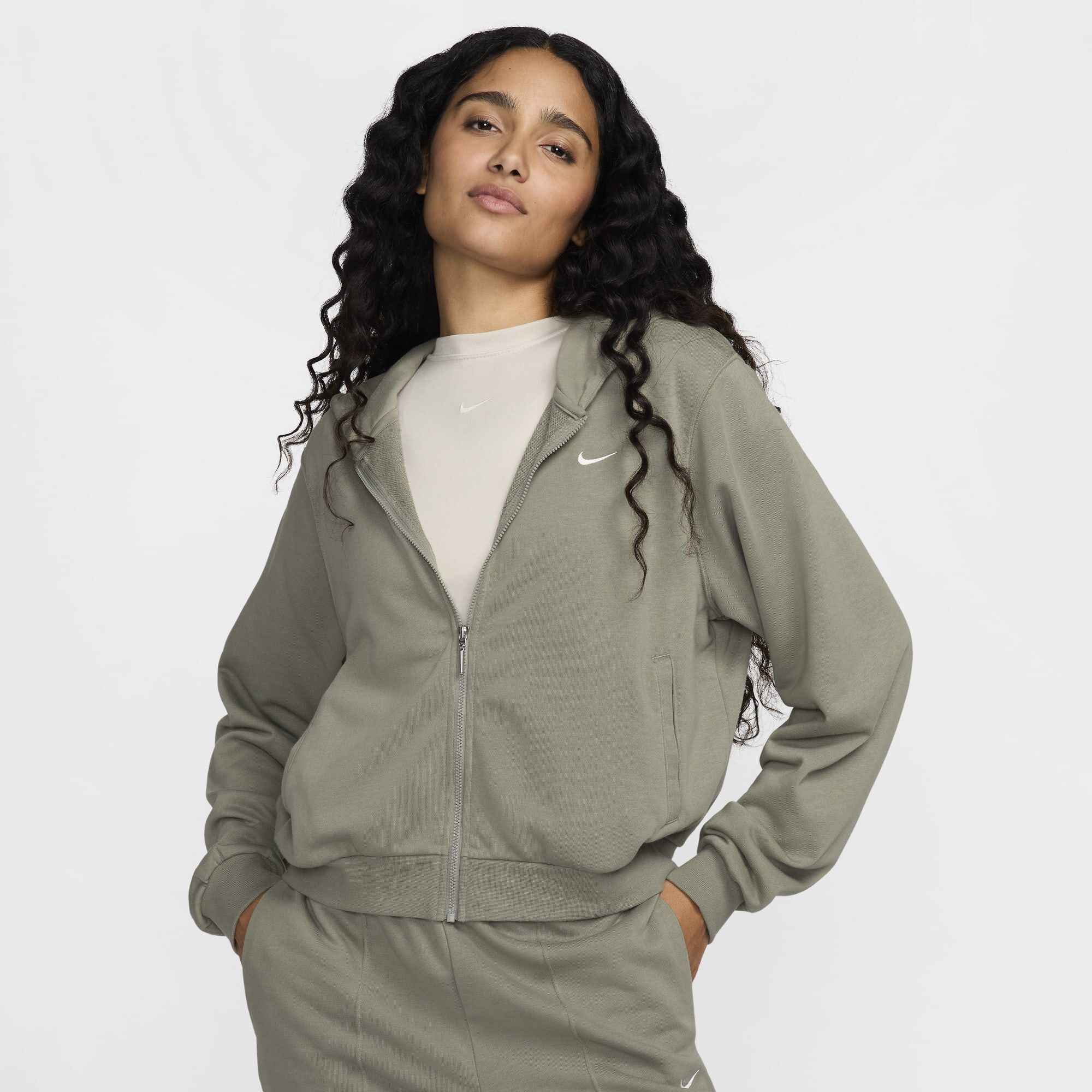 Nike Sportswear Chill Terry, Militar Claro/Vela, hi-res