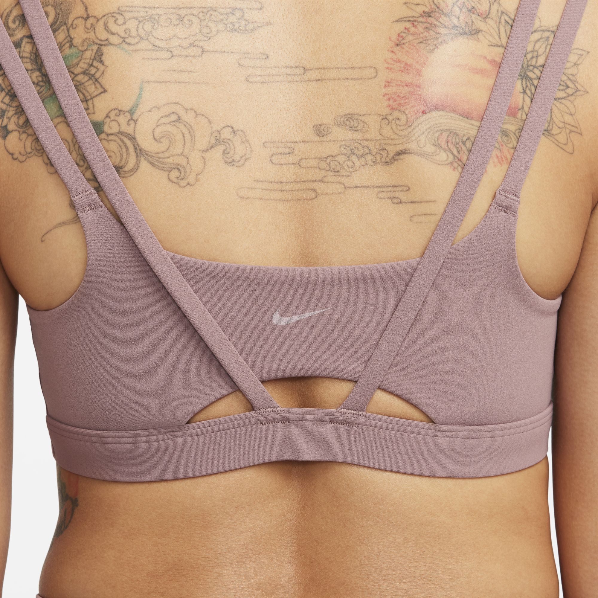 Nike Zenvy Strappy, Malva Ahumado/Blanco, hi-res