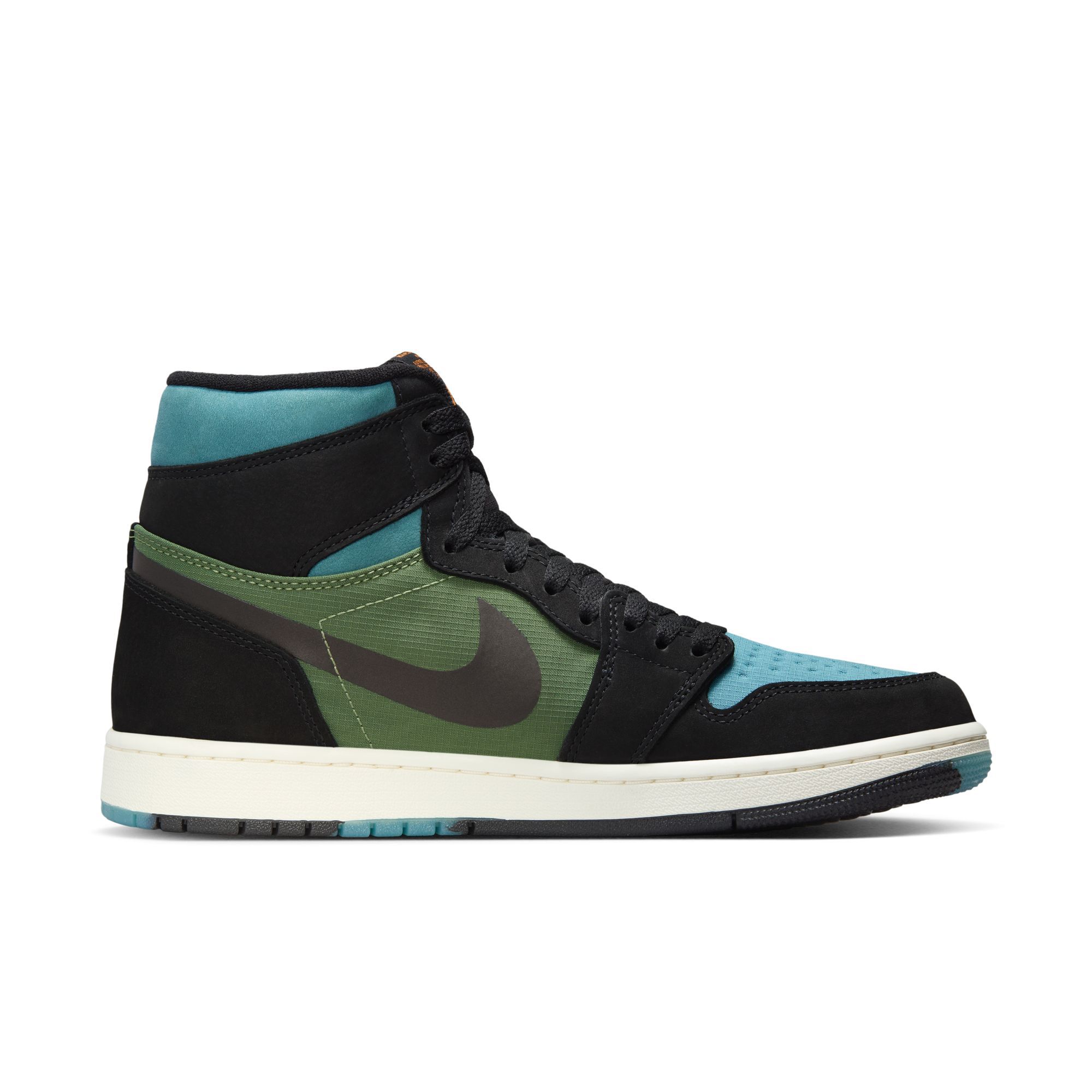 Air Jordan 1 Element, Negro/Mandarina brillante/Vela/Olivo claro Sky J, hi-res