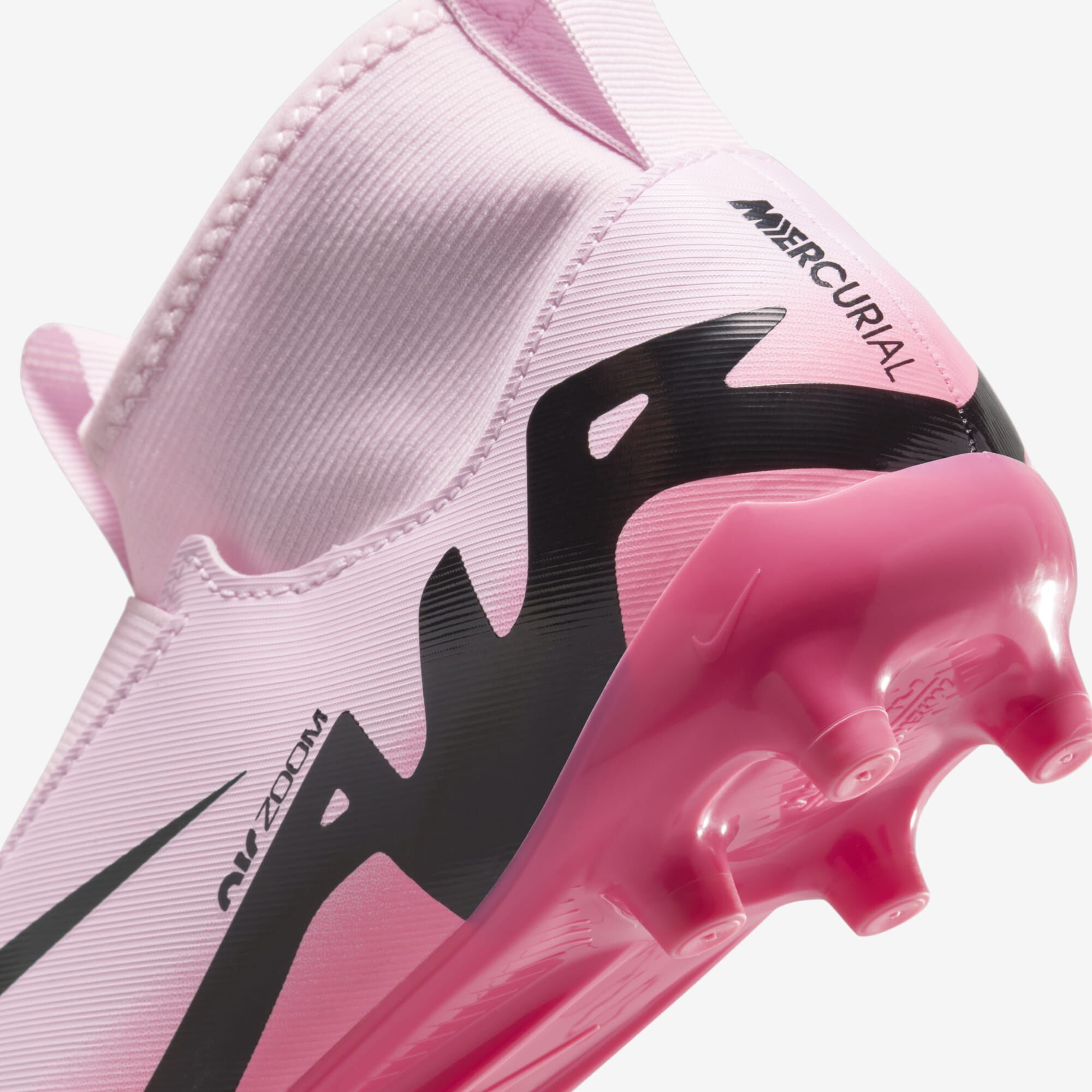 Nike Jr. Mercurial Superfly 9 Academy, Espuma Rosa /Negro, hi-res