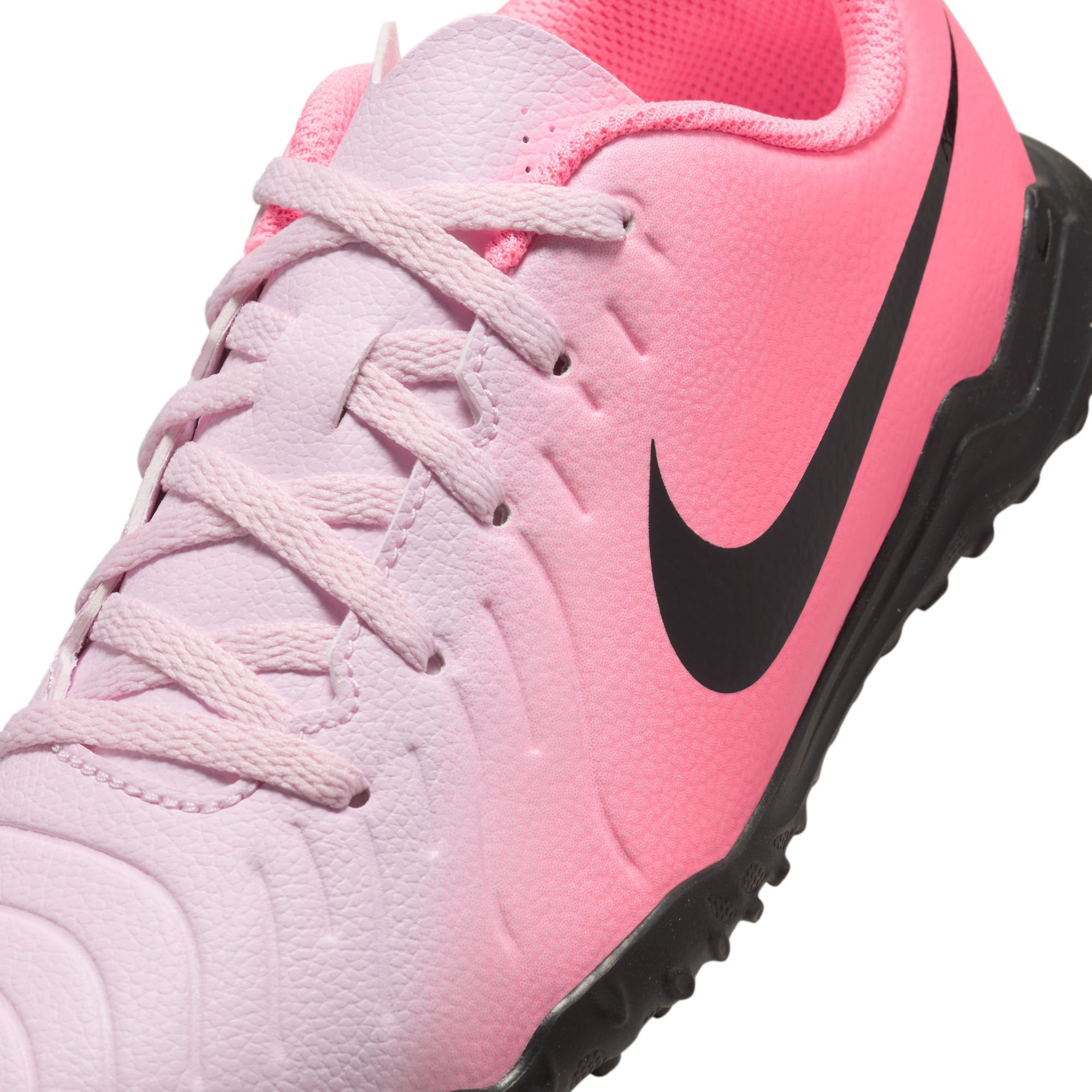 Nike Jr. Tiempo Legend 10 Club TF, Espuma Rosa /Negro, hi-res