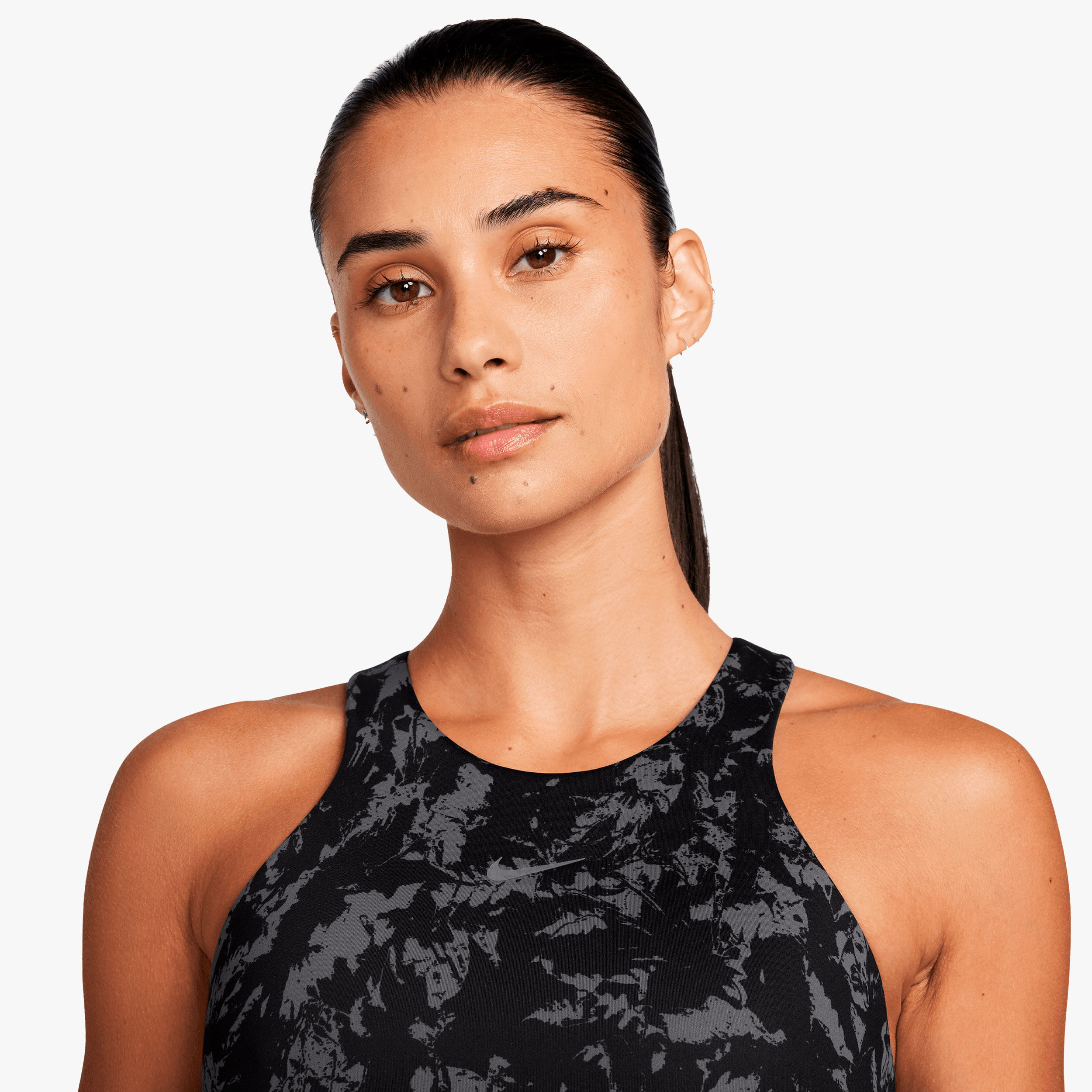 Nike One Strappy Back, Negro/Negro, hi-res