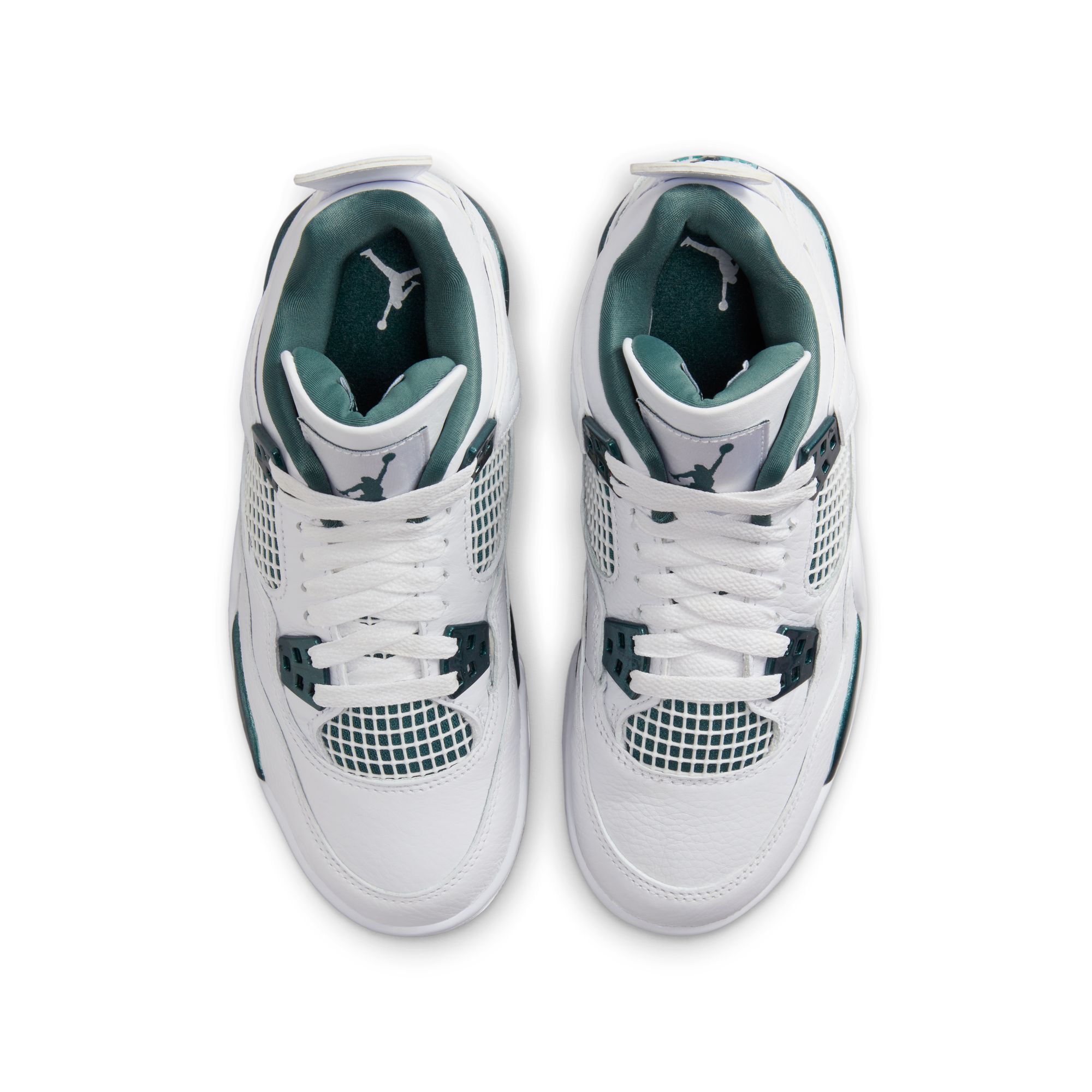 Air Jordan 4 Retro, Blanco/Blanco/Gris Neutro/Verde Oxidado, hi-res