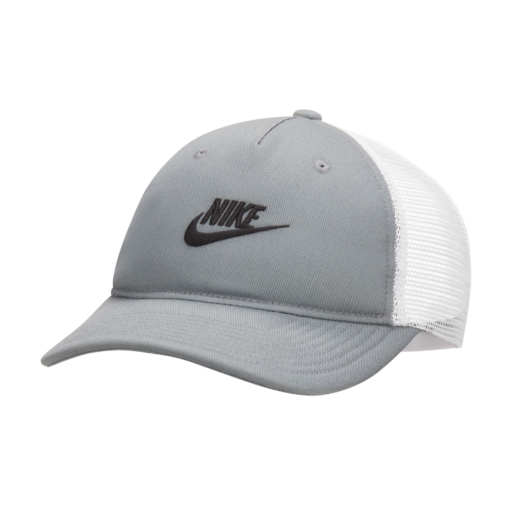 Nike Rise Cap, Gris humo/Blanco/Negro, hi-res