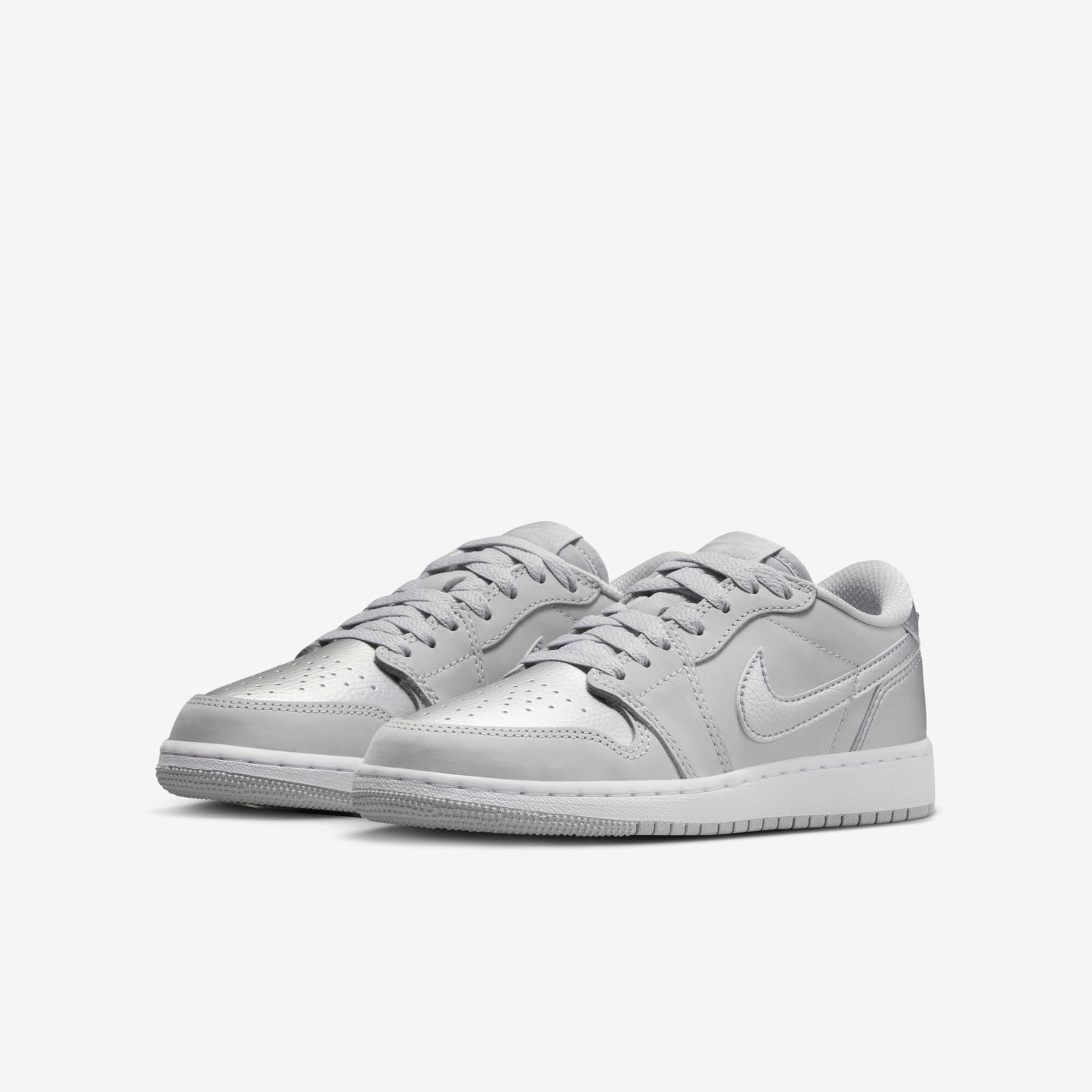 Air Jordan 1 Low OG, Gris Neutro/Plata Metálico-Blanco, hi-res