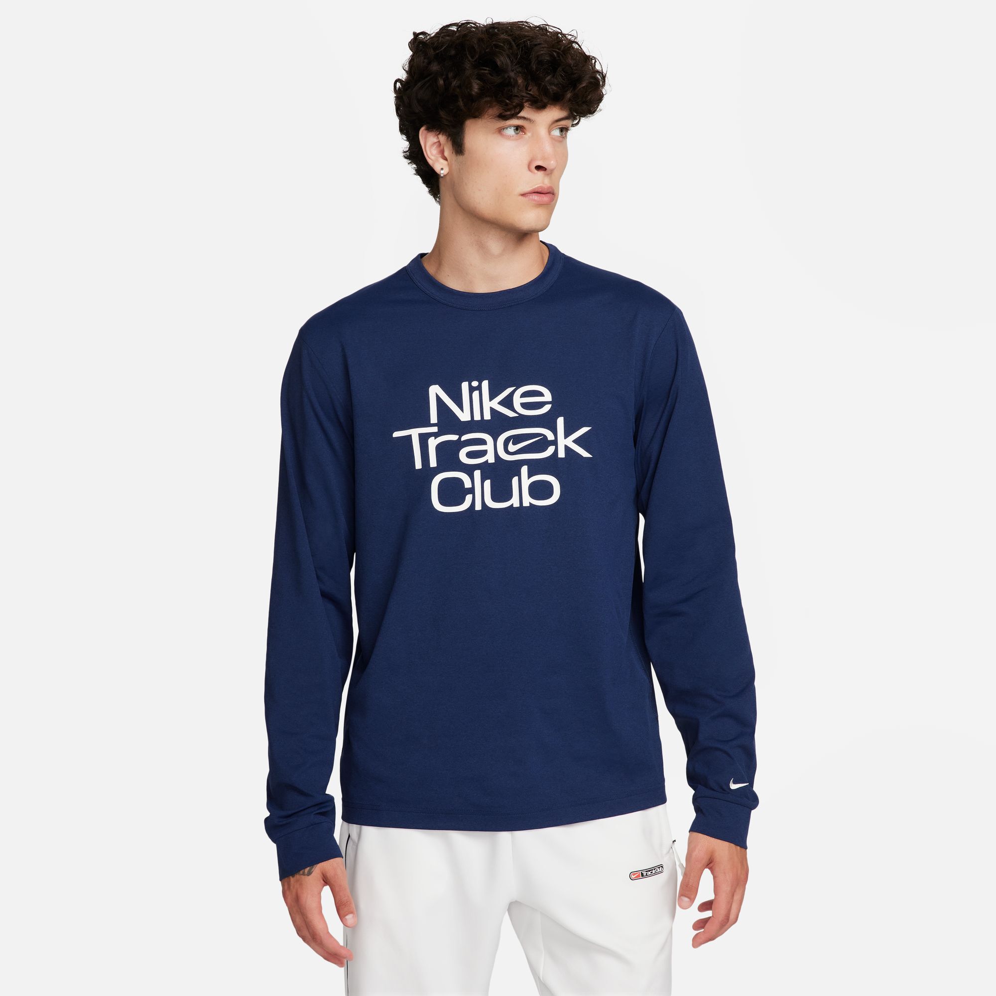 Nike Track Club, Azul noche/Blanco cumbre, hi-res