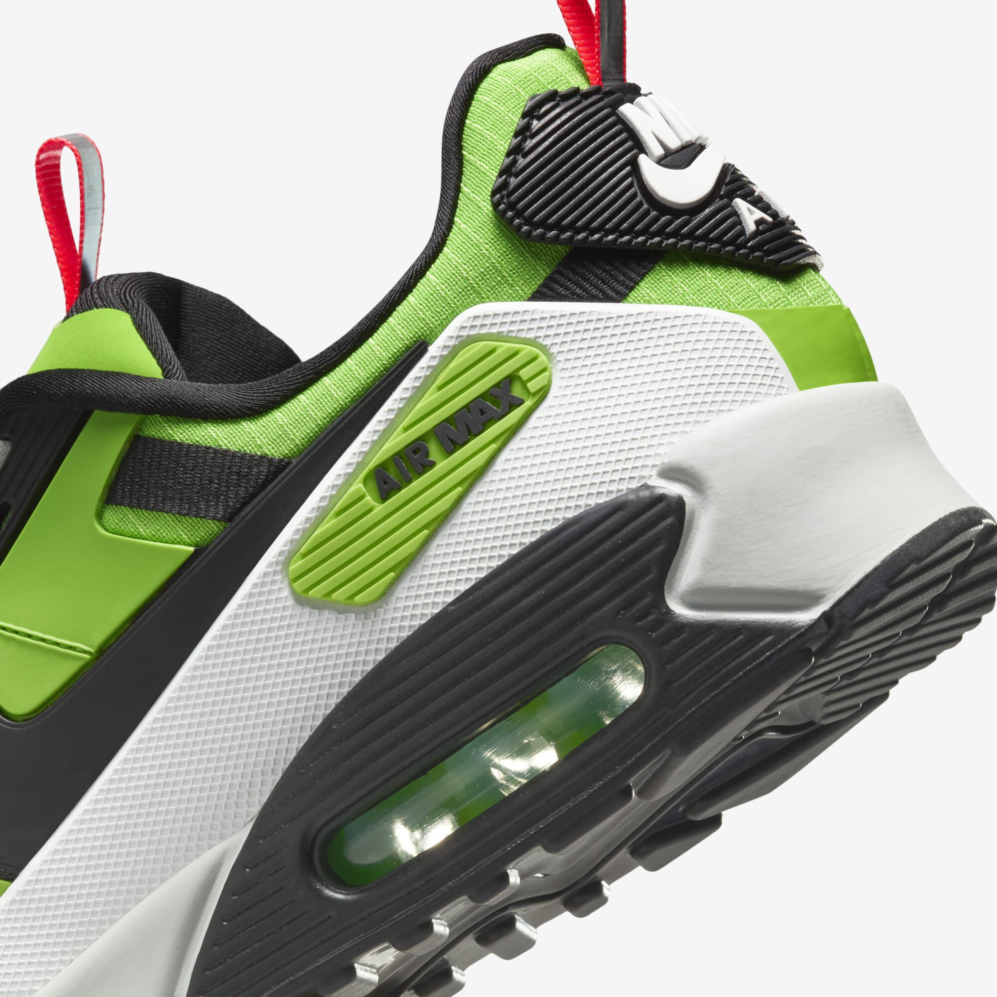 Nike Air Max 90 Drift, Verde Acción/Blanco Cumbre/Carmesí Brillante/Negro, hi-res