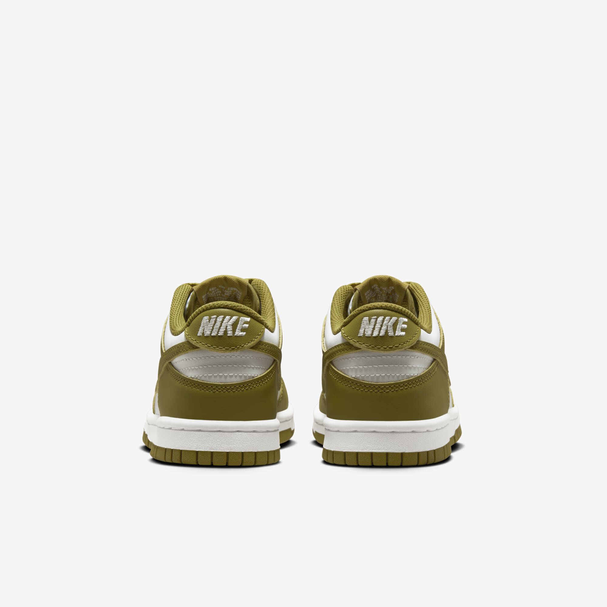 Nike Dunk Low, Blanco/Musgo Del Pacífico, hi-res