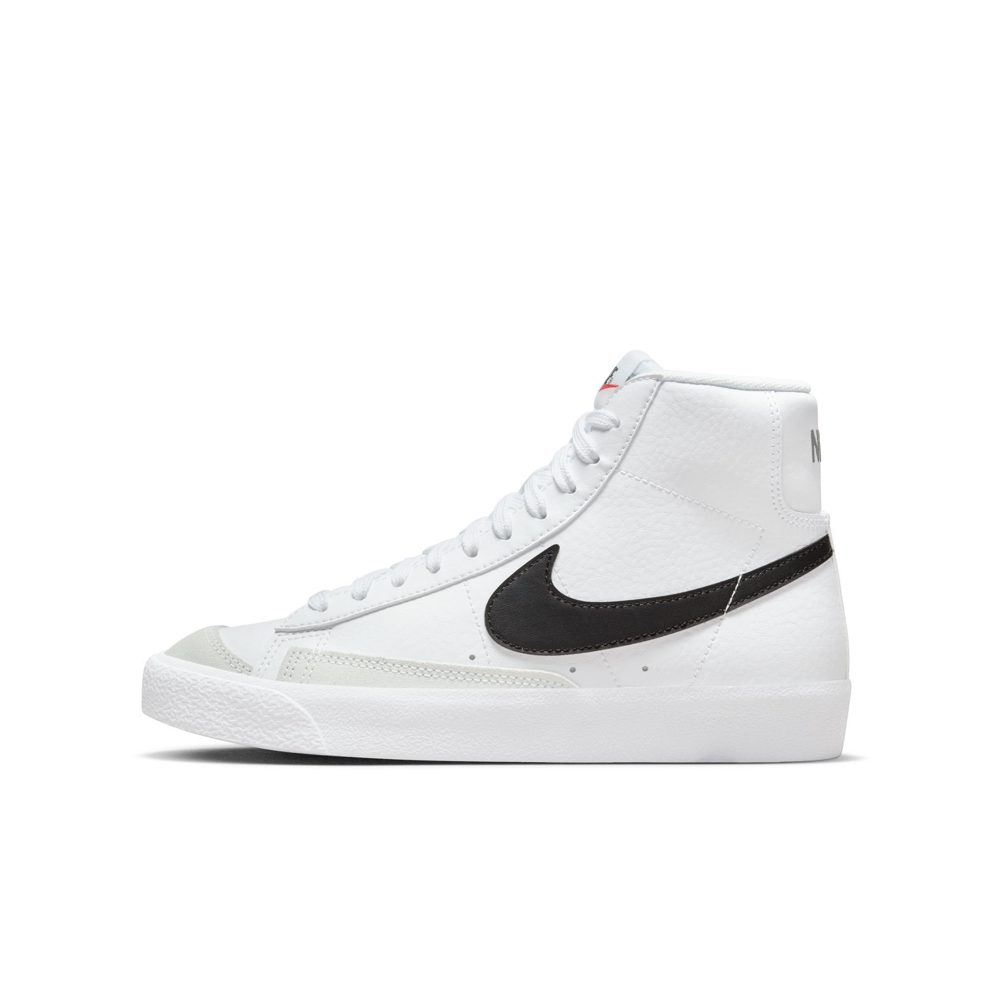 Nike Blazer Mid '77, Blanco/Negro- Equipo Naranja, hi-res