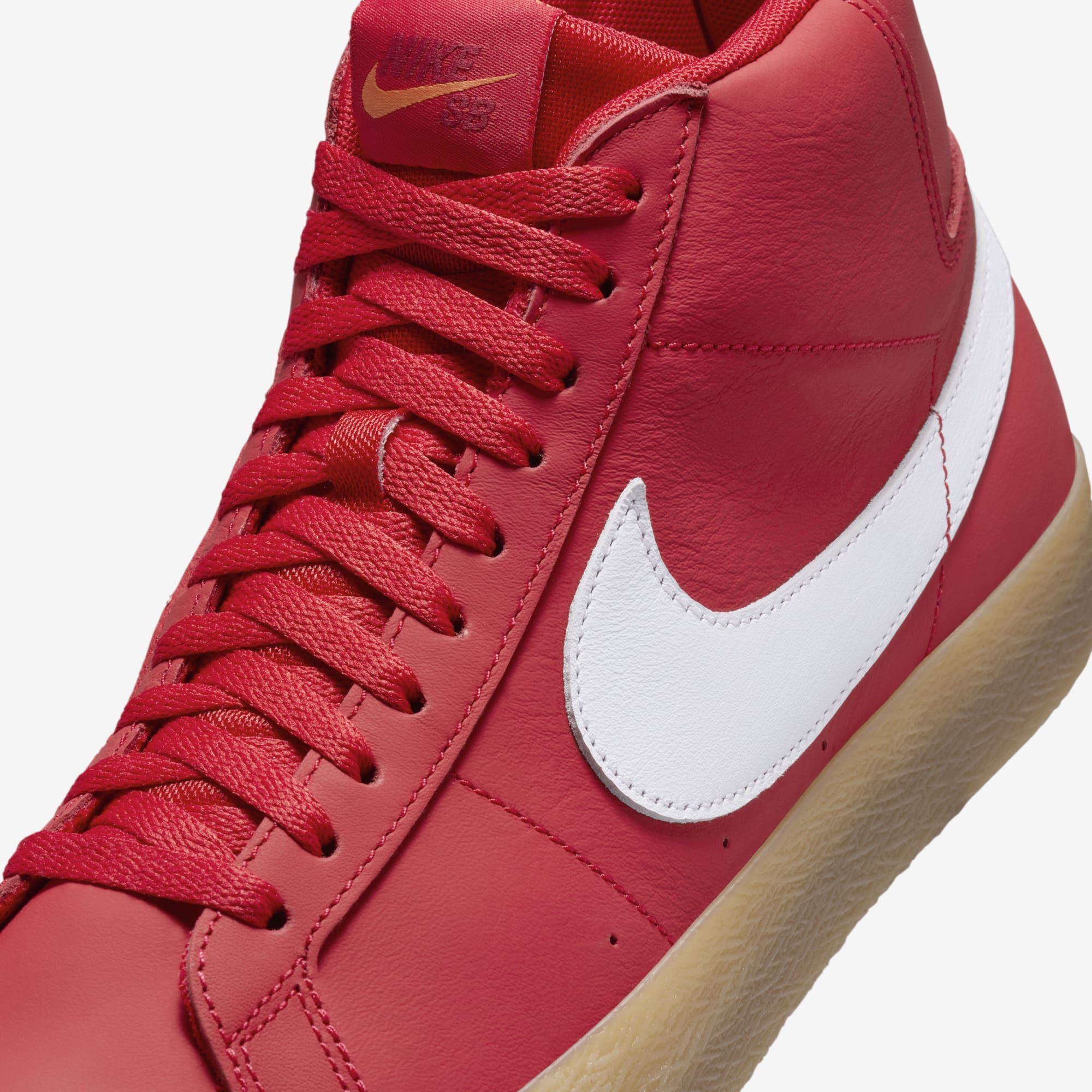 Nike SB Zoom Blazer Mid, Rojo Universidad/Blanco-Blanco, hi-res