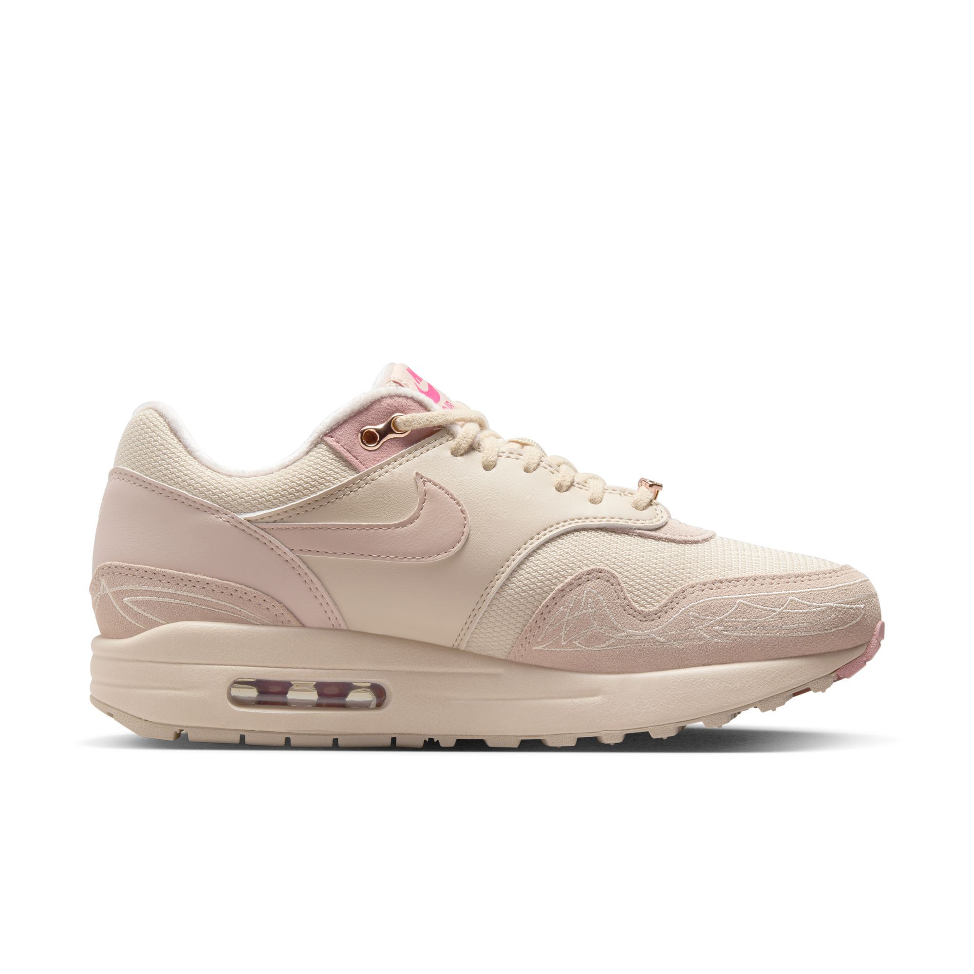 Nike Air Max 1 x Serena Williams Design Crew, Beige Particular/Rosa Óxido-Hueso Claro, hi-res