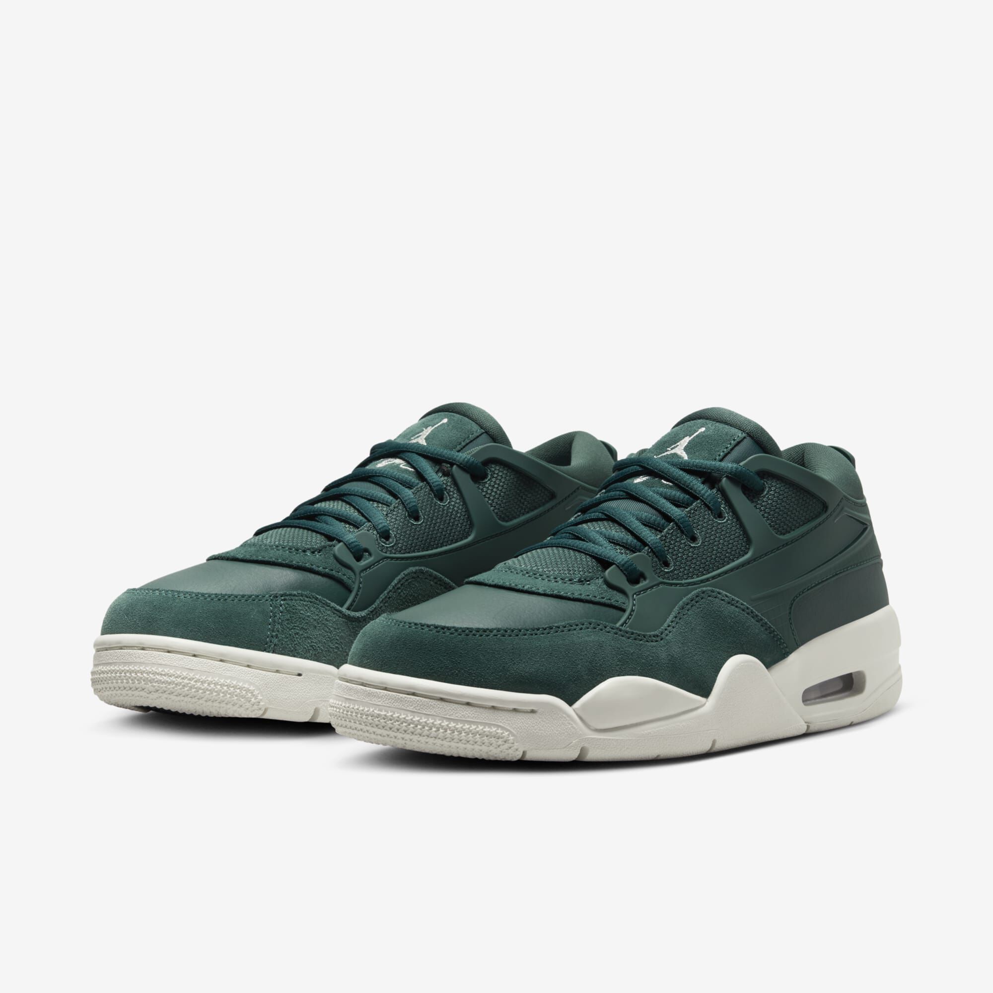 Air Jordan 4RM, Verde Oxidado/Vela/Blanco, hi-res