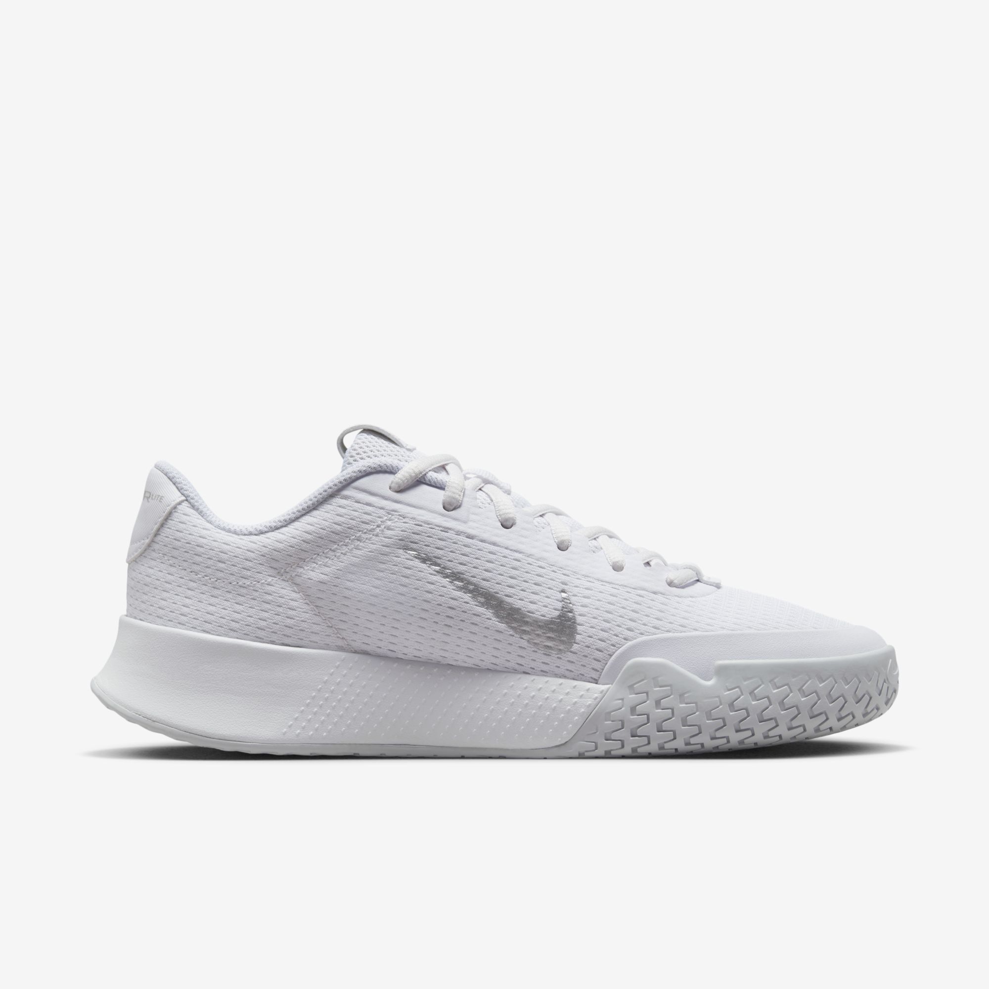 NikeCourt Vapor Lite 2, Blanco/Pure Platinum/Plata metalizado, hi-res