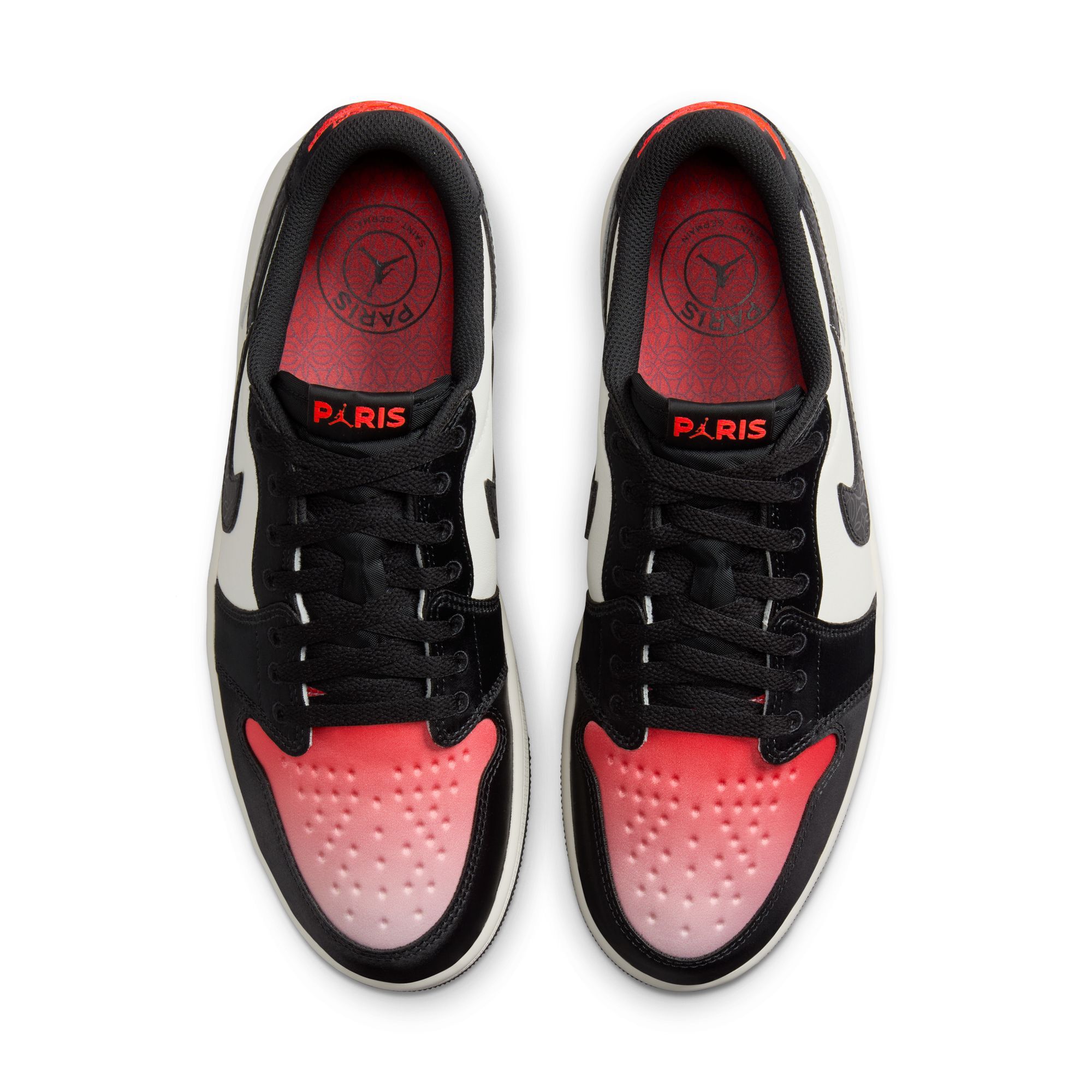 Air Jordan 1 Retro Low Paris Saint-Germain, Vela/Infrarrojo 23/Rosa Oxford/Off Noir, hi-res