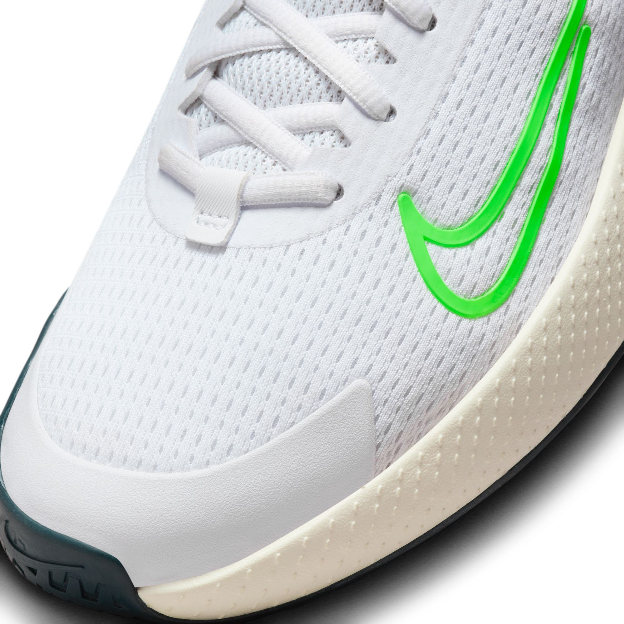 NikeCourt Vapor Lite 2, Blanco/Huelga Verde-Selva Profunda, hi-res