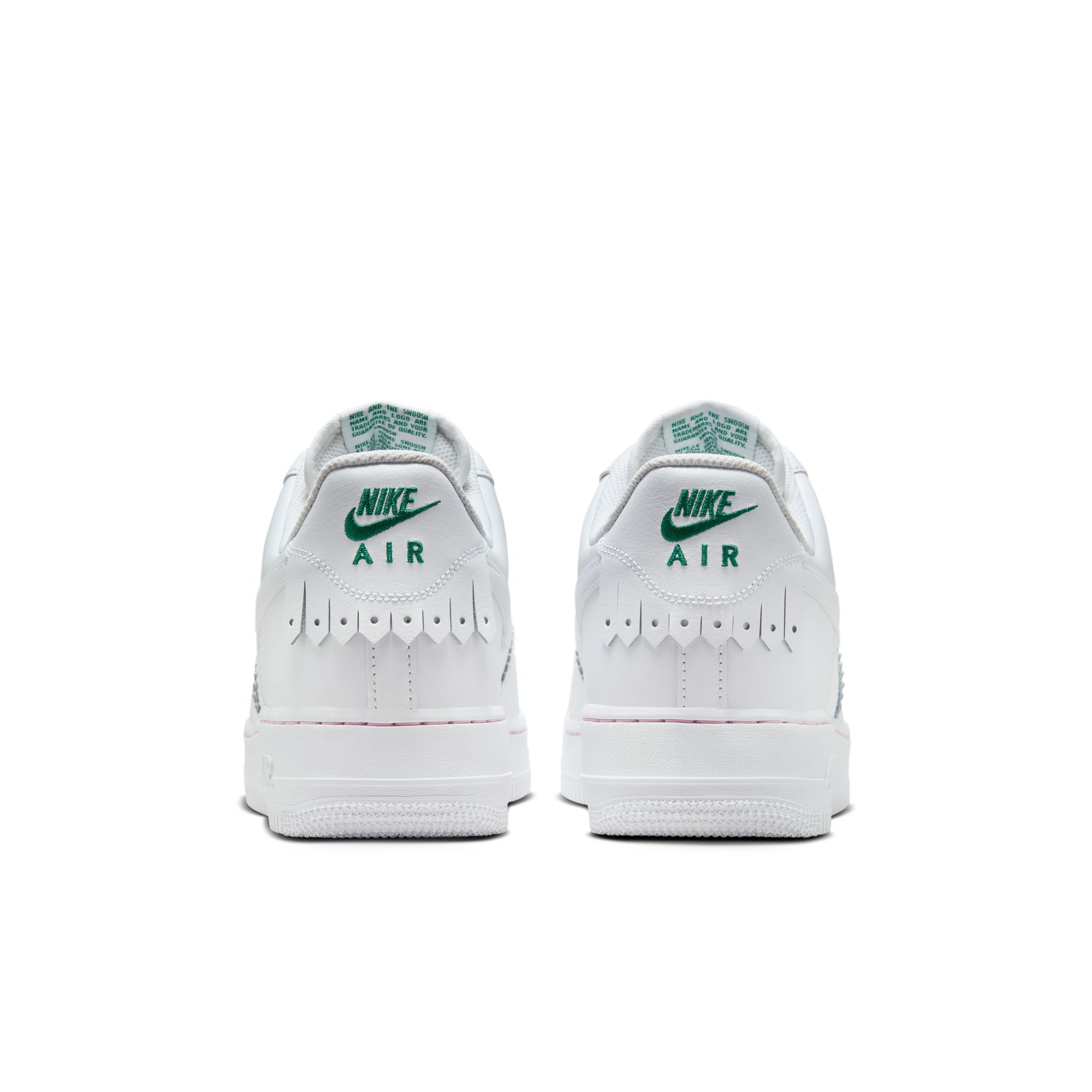 Nike Air Force 1 '07 LV8, Blanco/Blanco-Rosa Medio Suave-Malaquita, hi-res