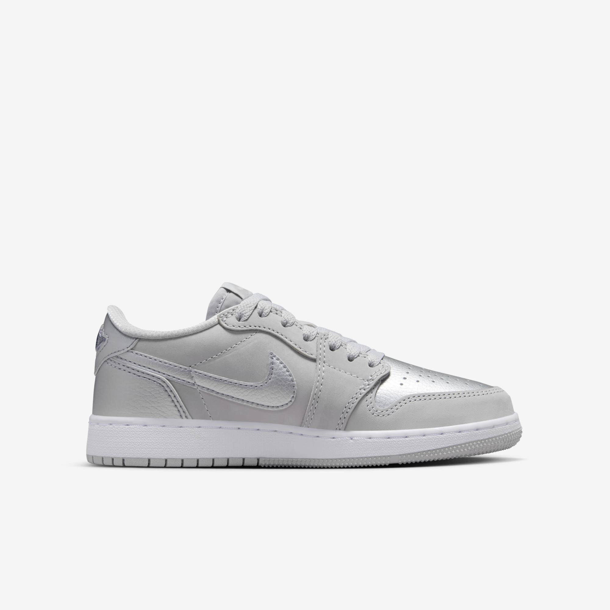 Air Jordan 1 Low OG, Gris Neutro/Plata Metálico-Blanco, hi-res