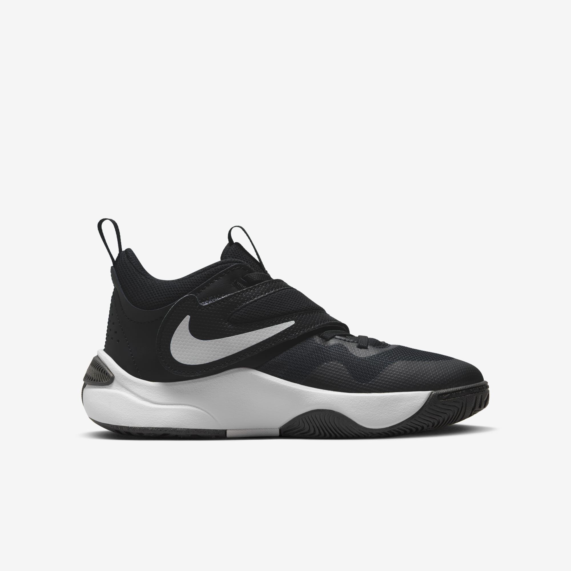 Nike Team Hustle D 11, Negro/Blanco, hi-res