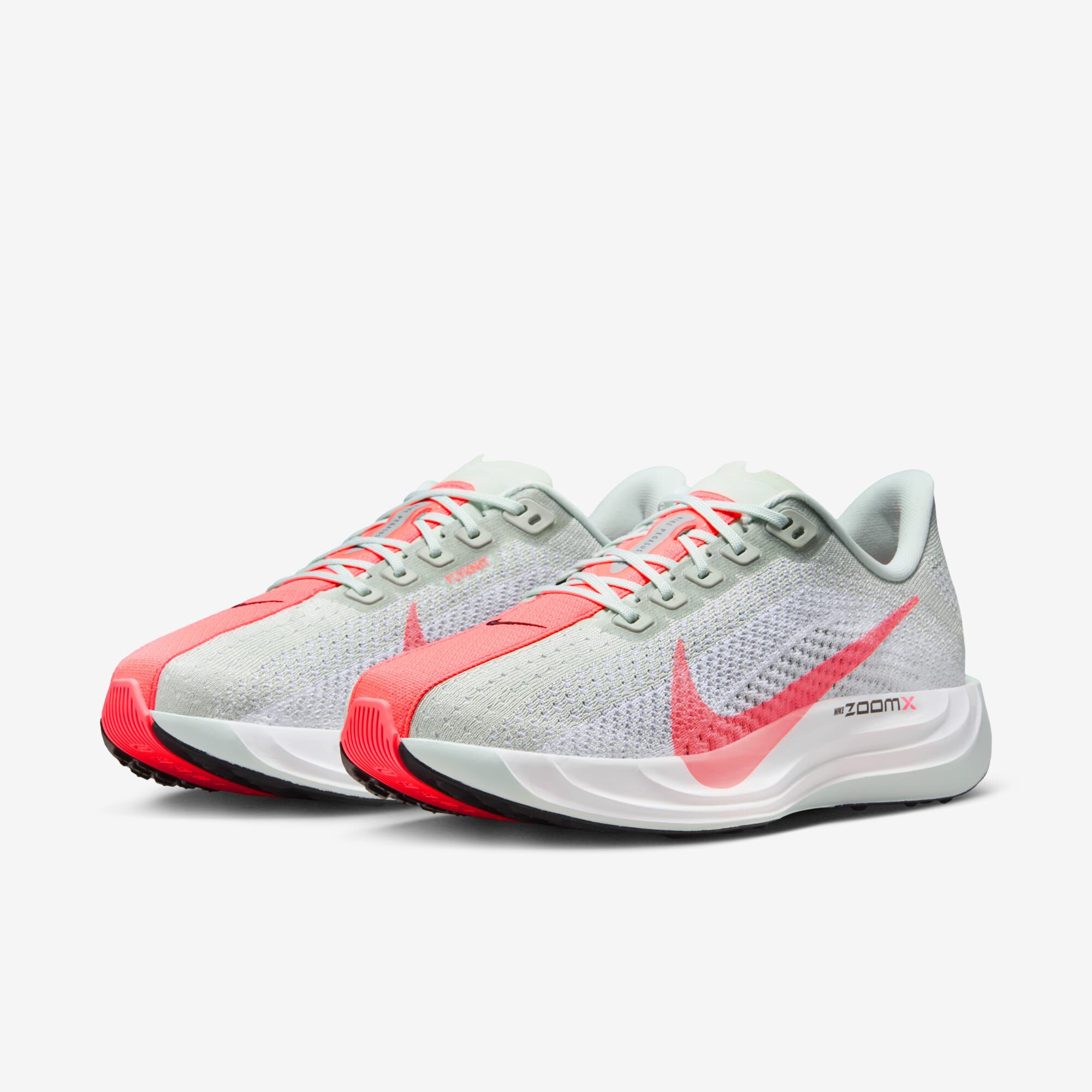 Nike Pegasus Plus, Barely Grey/Blanco/Negro/Hot Punch, hi-res