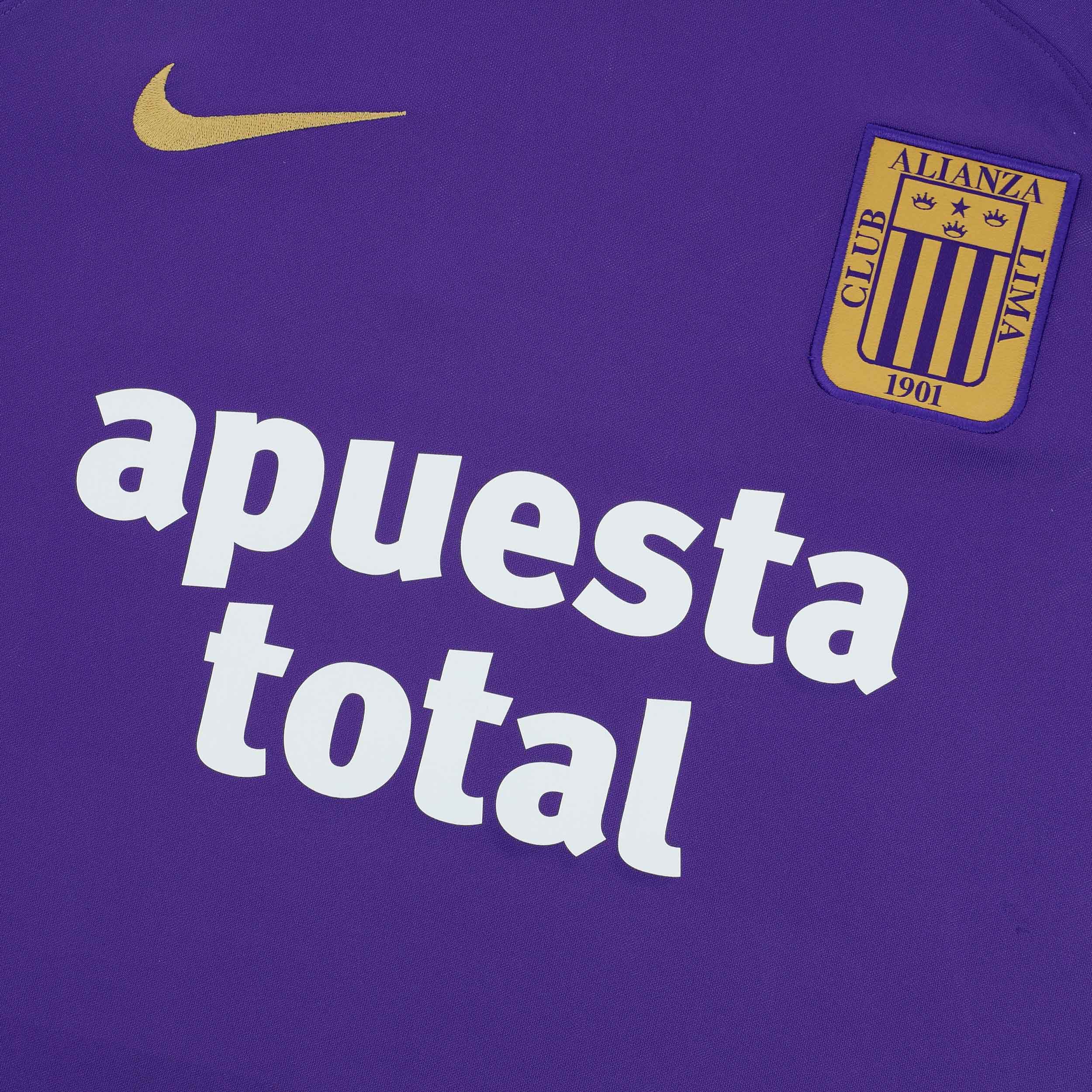 Nike Camiseta Morada Alianza Lima 2024 - Sponsor, Morado/Dorado/Blanco-Negro, hi-res