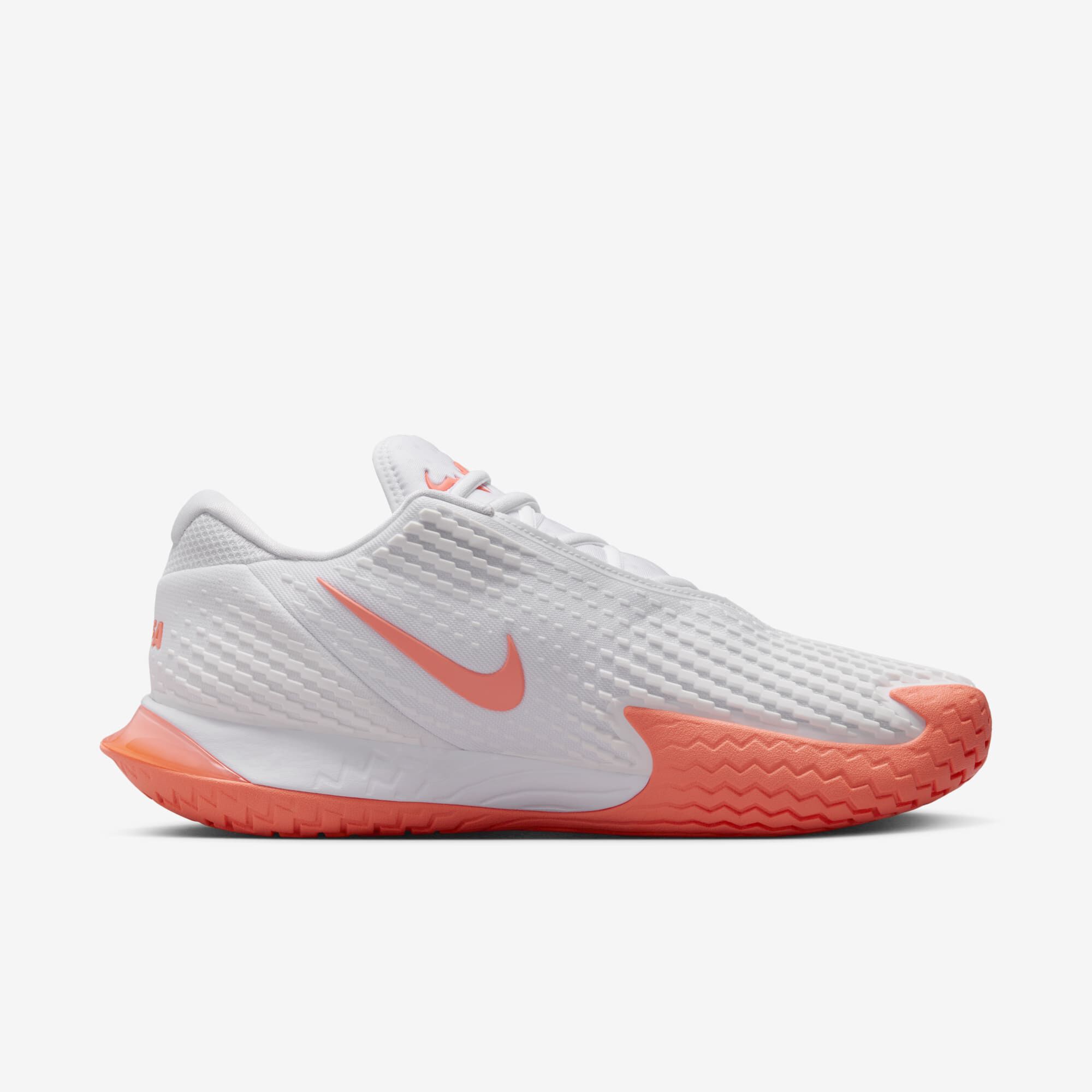 NikeCourt Zoom Vapor Cage 4 Rafa, Blanco/Blanco/Mango Brillante, hi-res