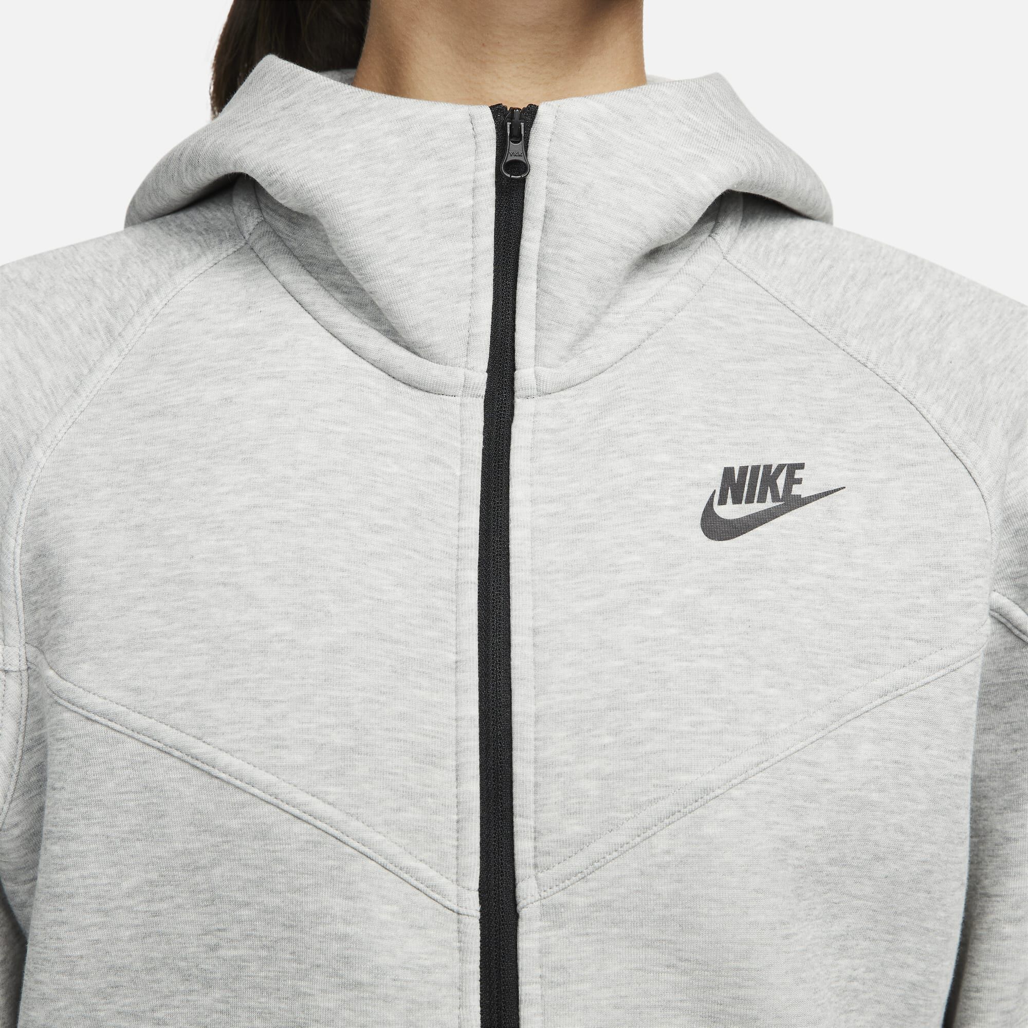 Nike Sportswear Tech Fleece Windrunner, Gris Oscuro Jaspeado/Negro, hi-res