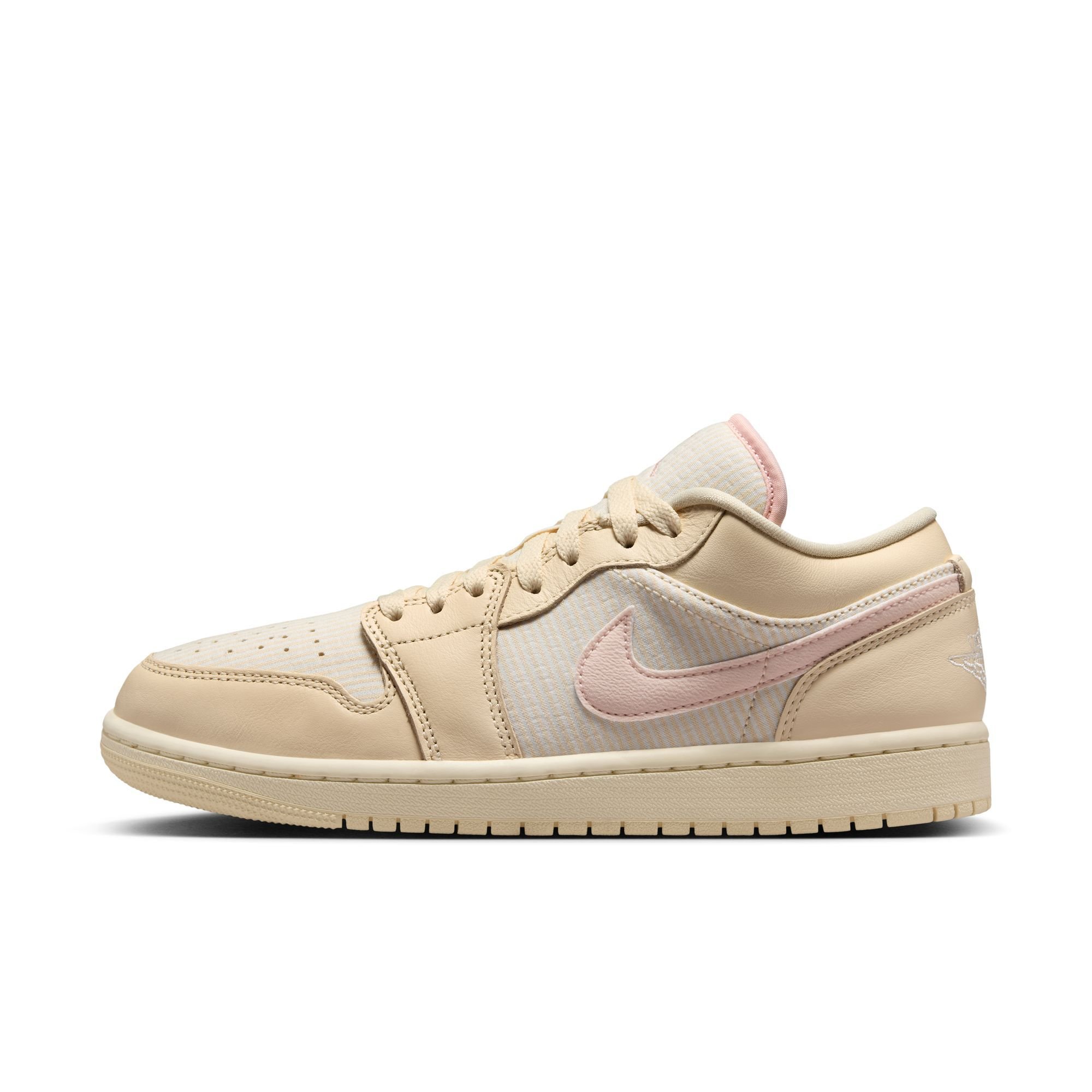 Air Jordan 1 Low SE, Muselina/Rosa Leyenda-Vela-Leche De Coco, hi-res