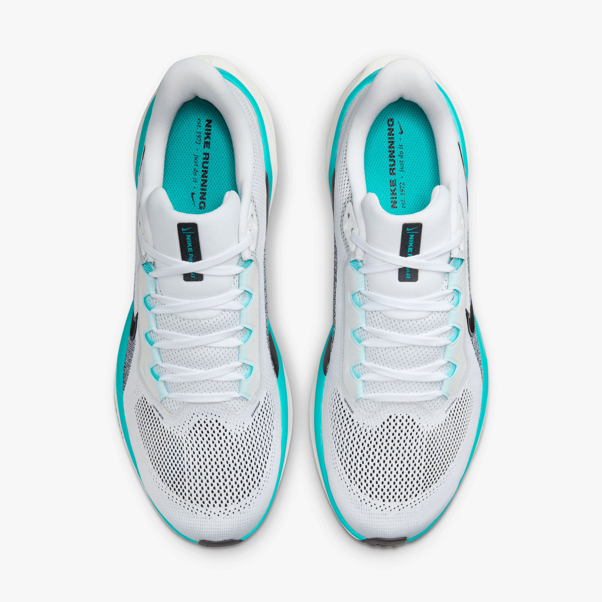 Nike Pegasus 41, Blanco/Cactus empolvado/Azul glacial/Negro, hi-res