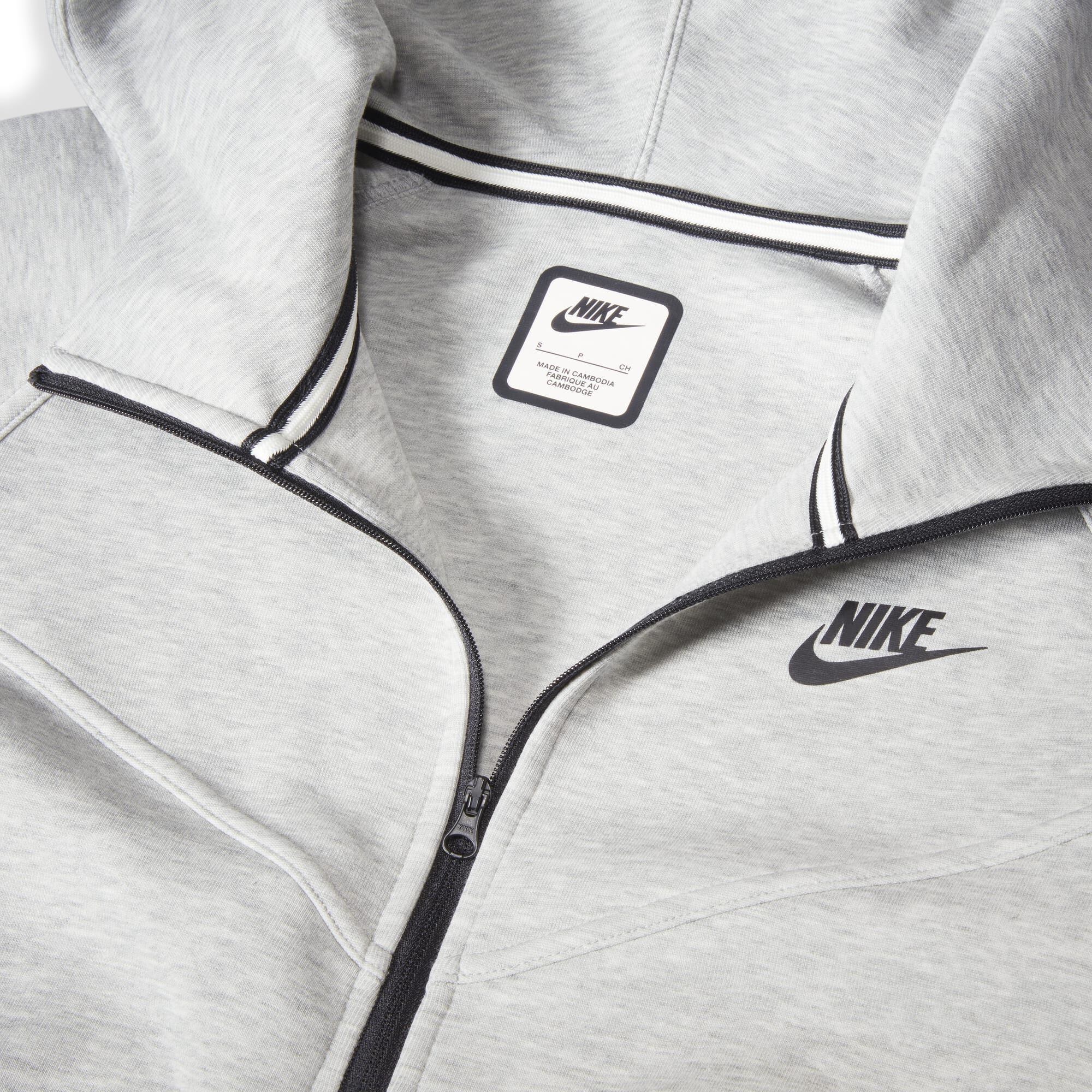 Nike Sportswear Tech Fleece Windrunner, Gris Oscuro Jaspeado/Negro, hi-res