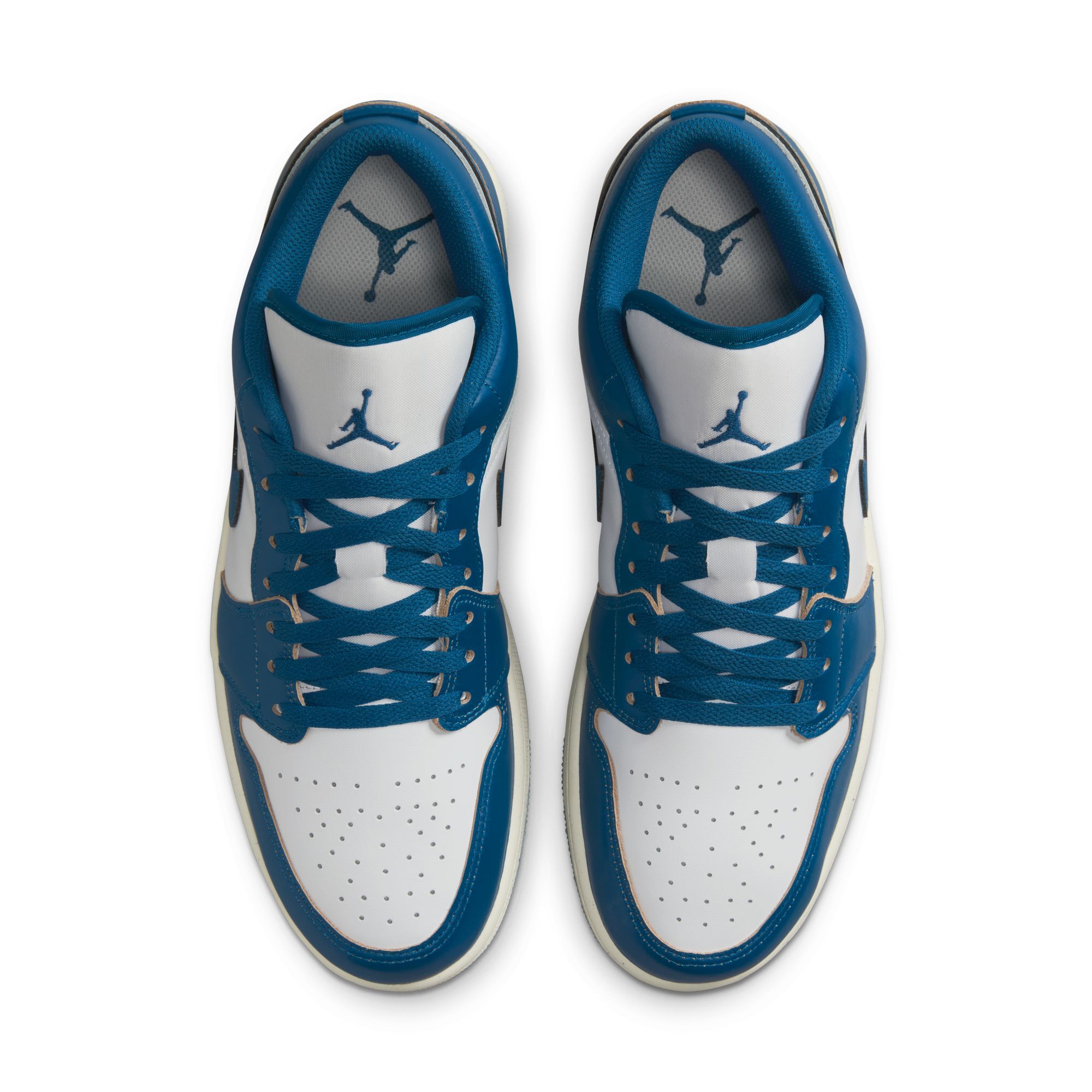 Air Jordan 1 Low SE, Blanco/Azul Industrial-Azul Gris-Vela, hi-res