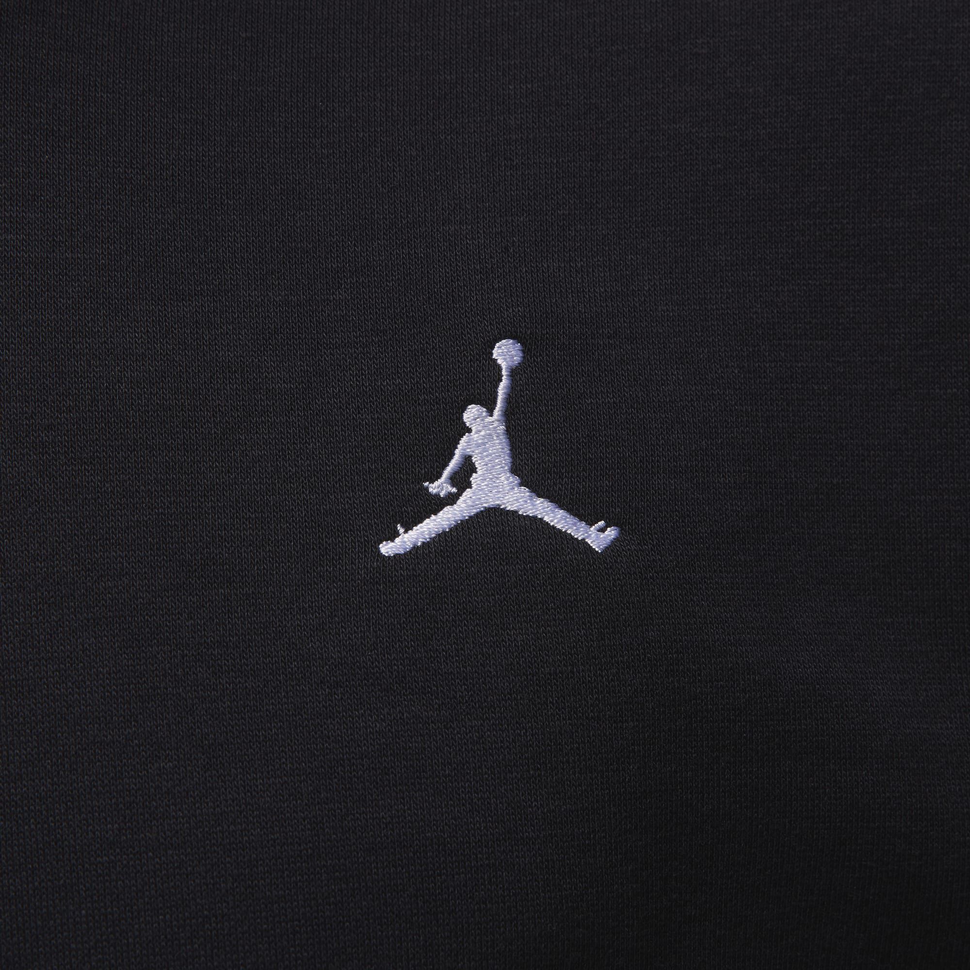 Jordan Brooklyn Fleece, Negro/Blanco, hi-res