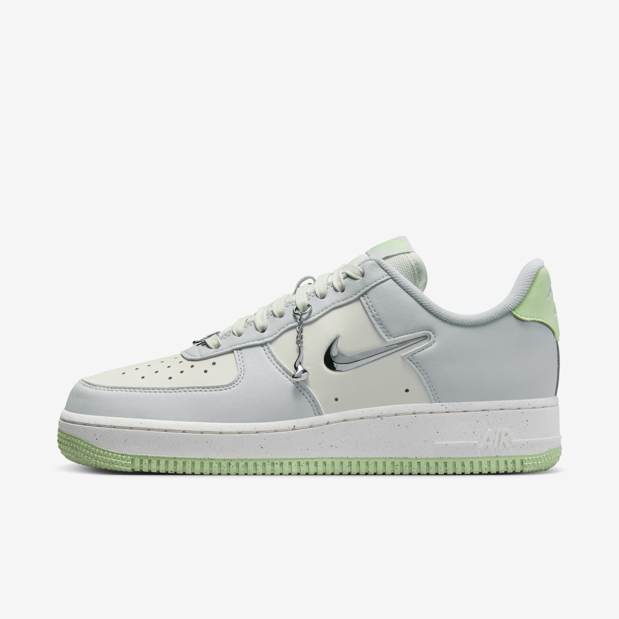 Nike Air Force 1 '07 Next Nature SE, Vidrio Mar/Plata Claro/Vela/Vapor Verde, hi-res