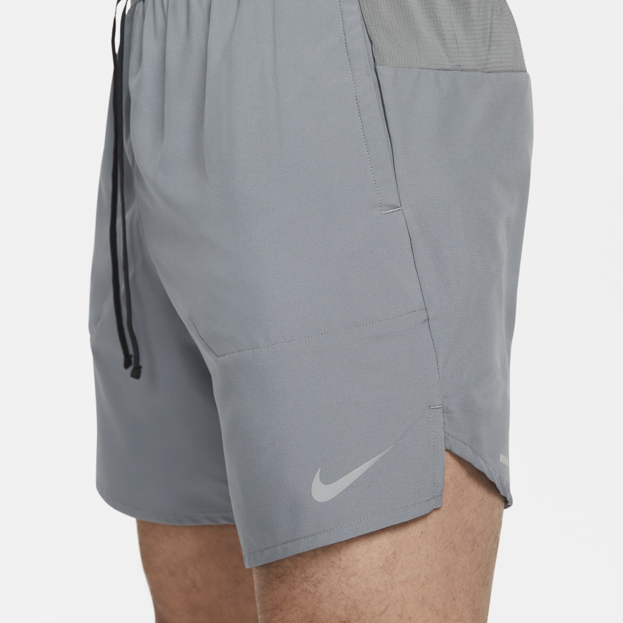 Nike Dri-FIT Stride, Gris humo/Negro, hi-res