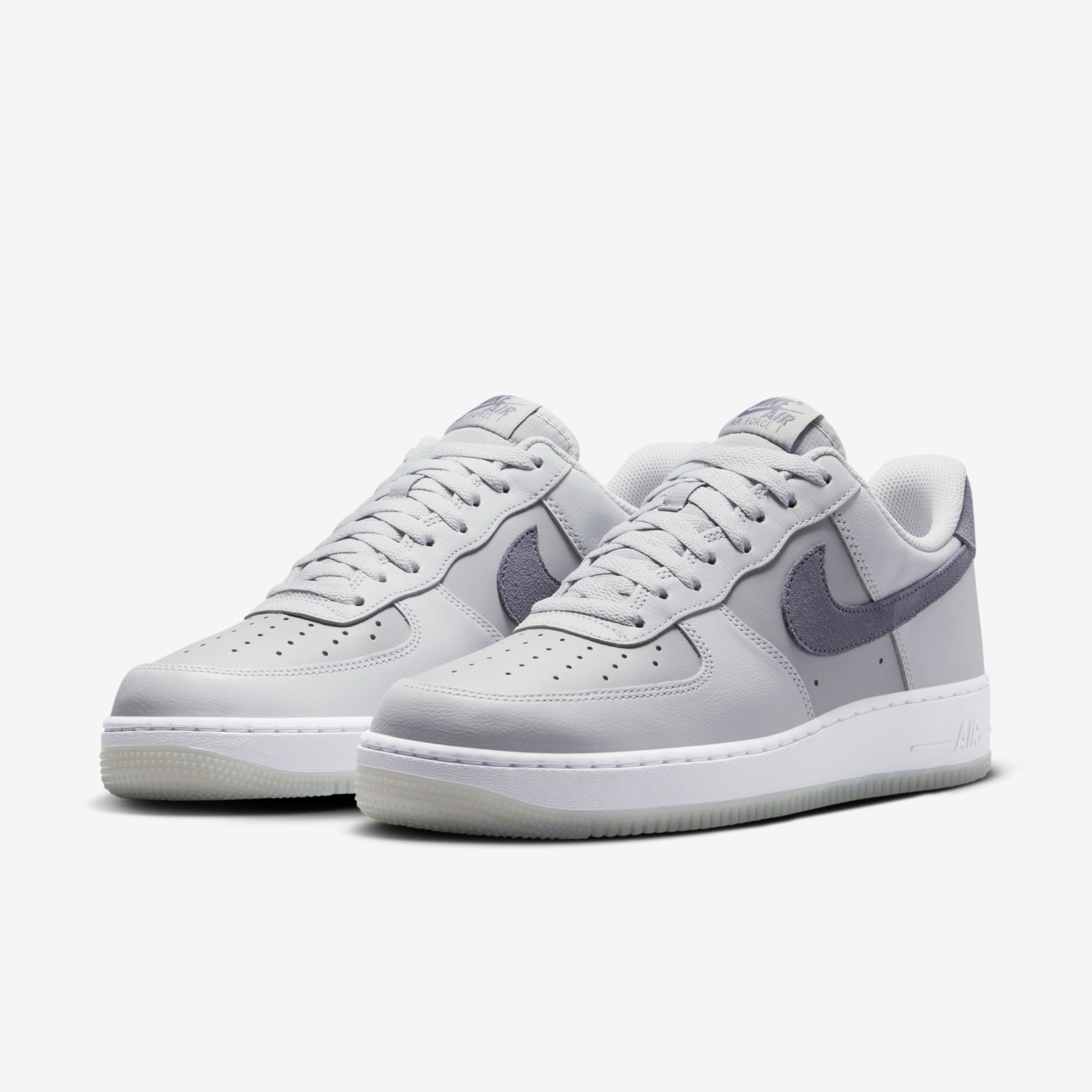 Nike Air Force 1 '07 LV8, Platino puro/Carbono claro-Gris lobo, hi-res