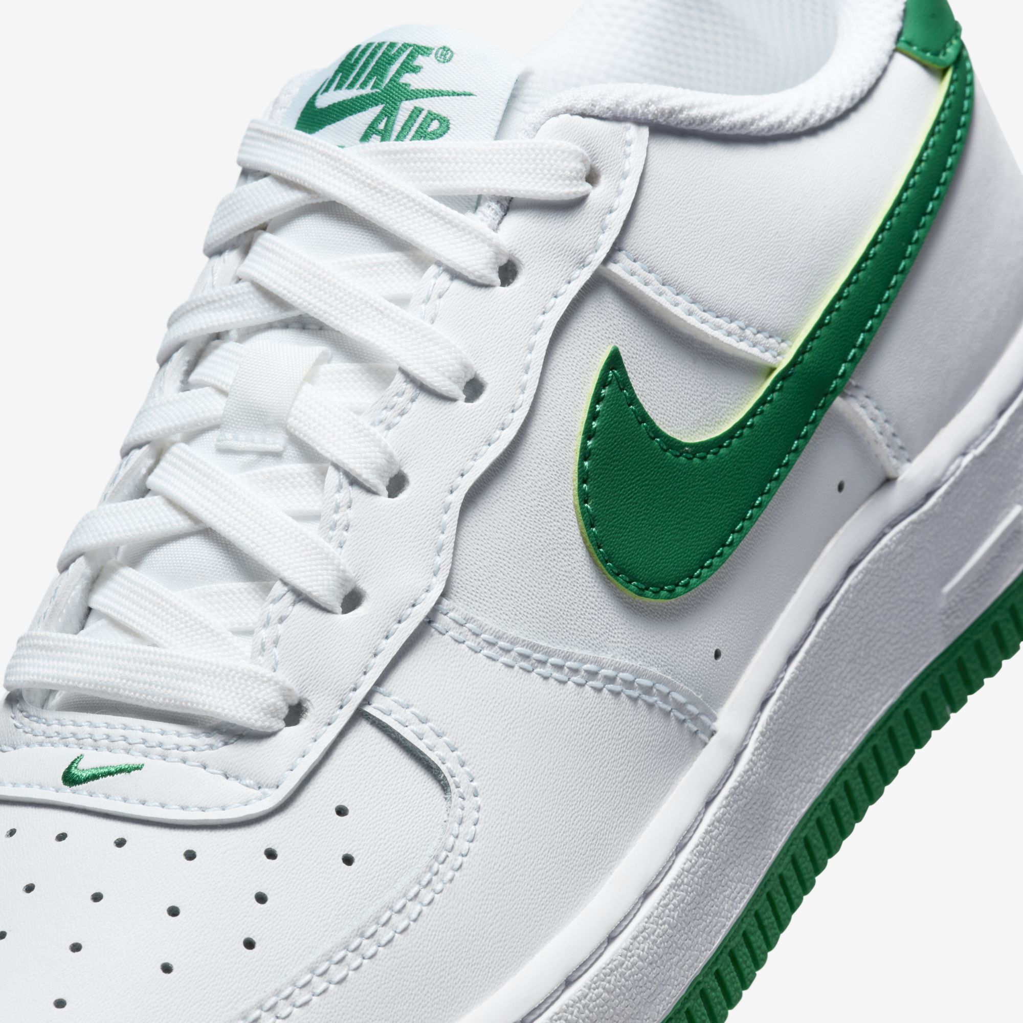 Nike Air Force 1, Blanco/Malaquita-Blanco, hi-res