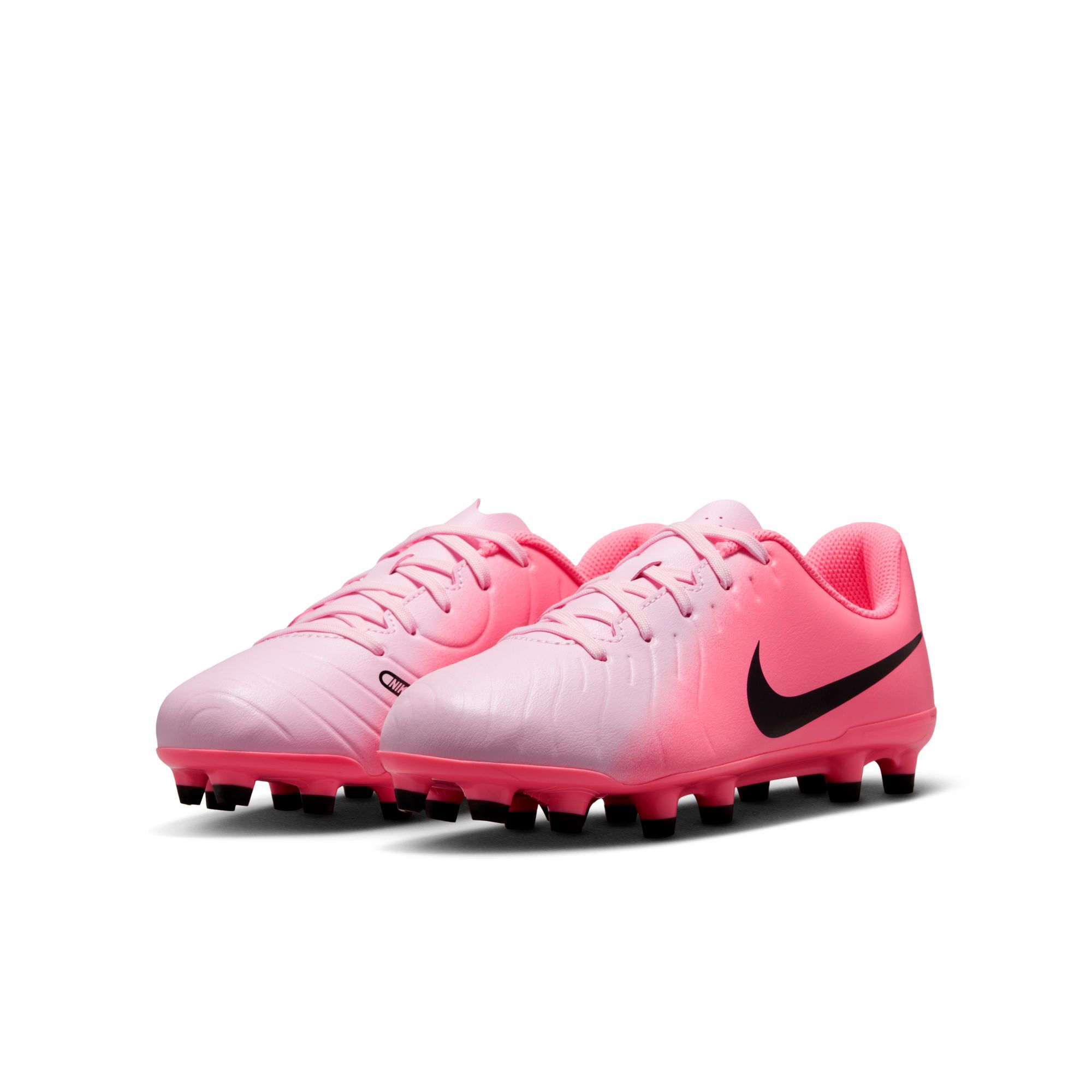 Nike Jr. Tiempo Legend 10 Club, Espuma Rosa/Negro, hi-res