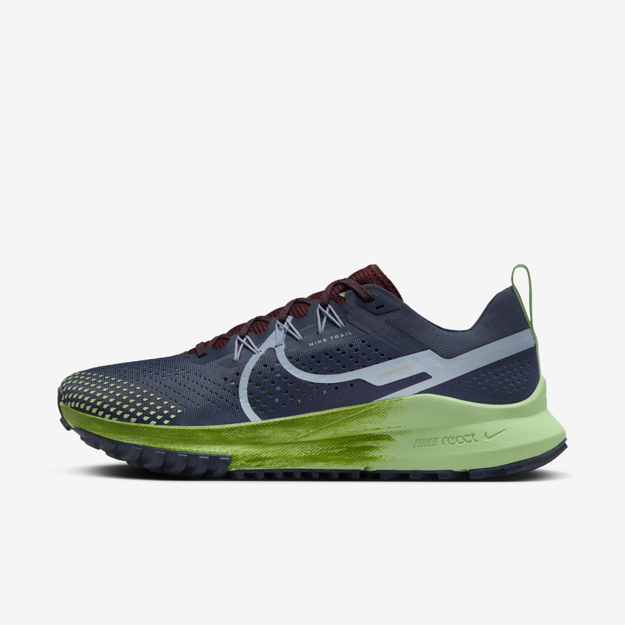 Nike Pegasus Trail 4, Azul Trueno/Azul Marino Claro-Clorofila, hi-res